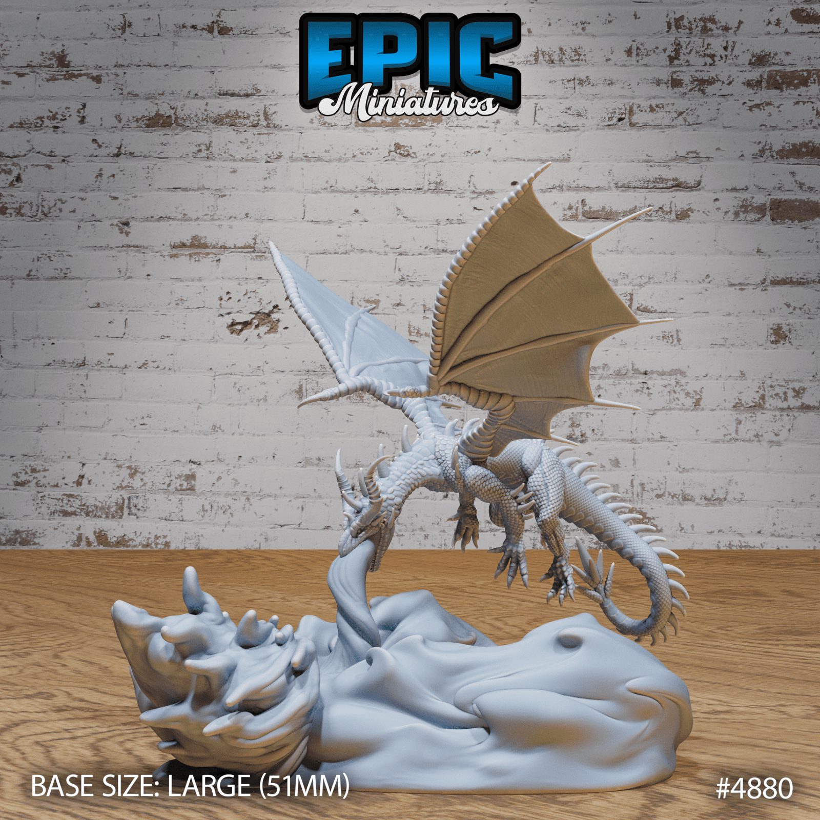 Classic Dragon 4878 - 4880 by Epic Miniatures| D&D Tabletop Miniatures | Buy Online from The Home Crafters