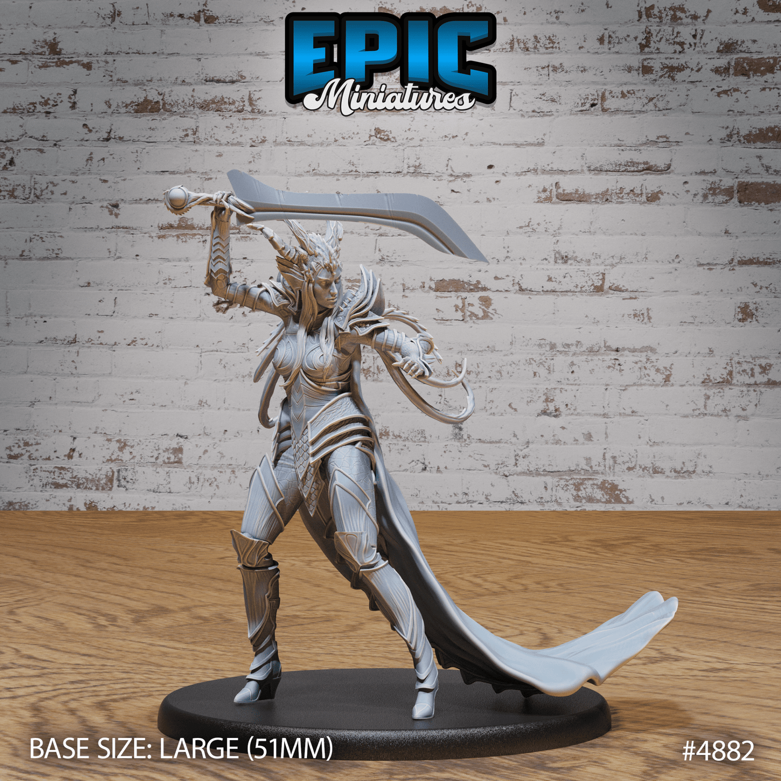 Queen Tiamat Avatar 4881 - 4883 by Epic Miniatures | D&D Tabletop Miniatures | Buy Online from The Home Crafters