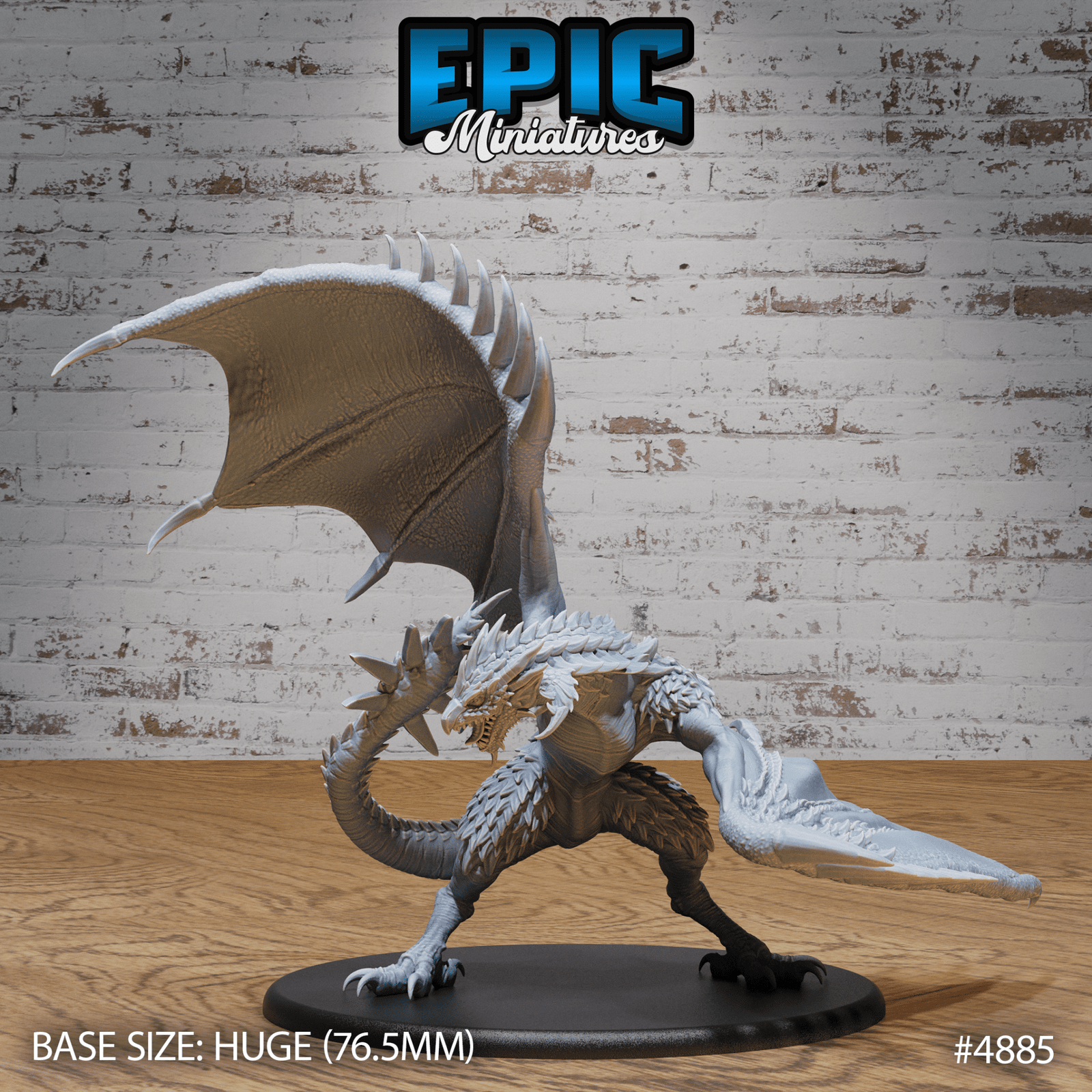Demise Wyvern 4884 - 4886 by Epic Miniatures | D&D Tabletop Miniatures | Buy Online from The Home Crafters