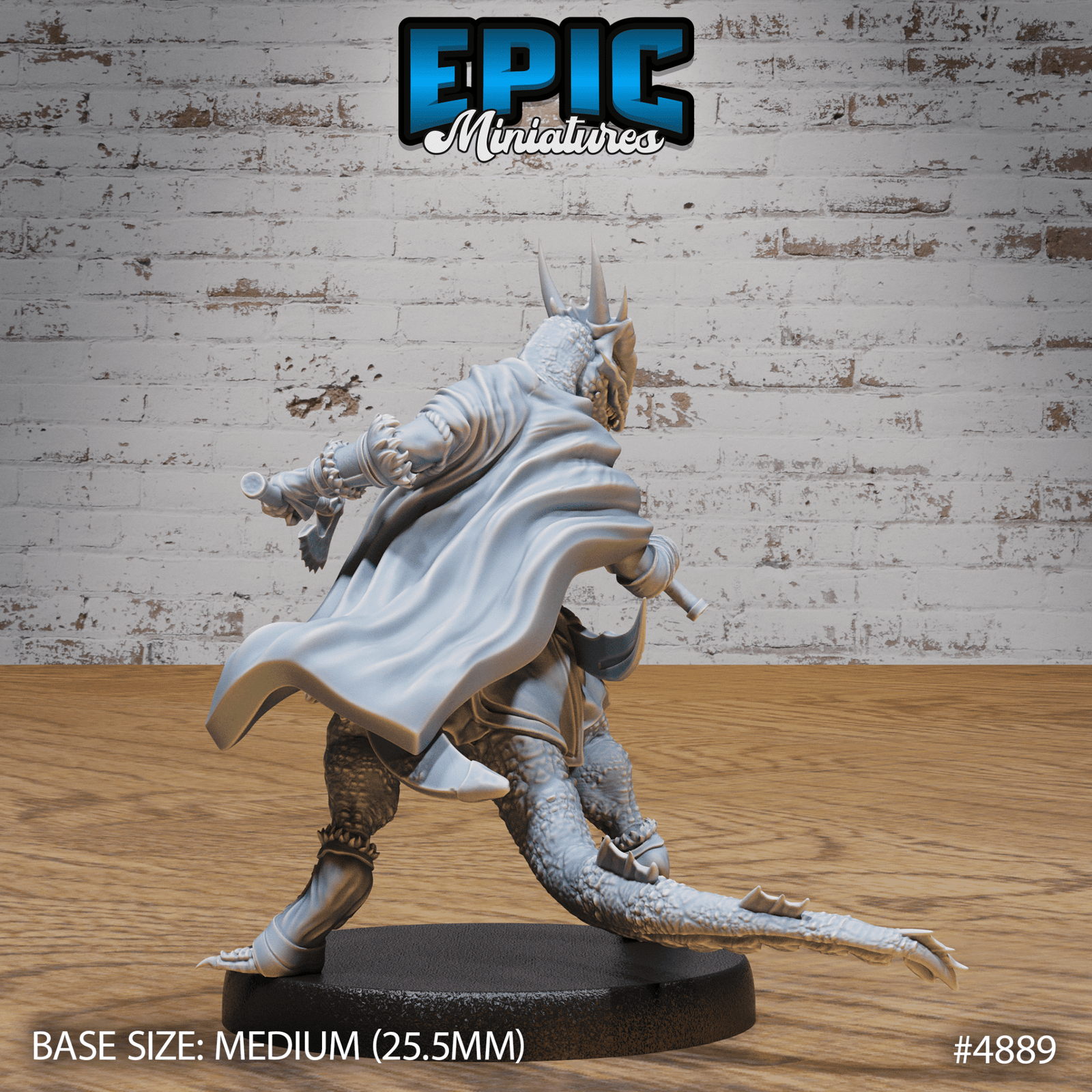 Half - Dragon Adventurer 4887 - 4889 by Epic Miniatures | D&D Tabletop Miniatures | Buy Online from The Home Crafters