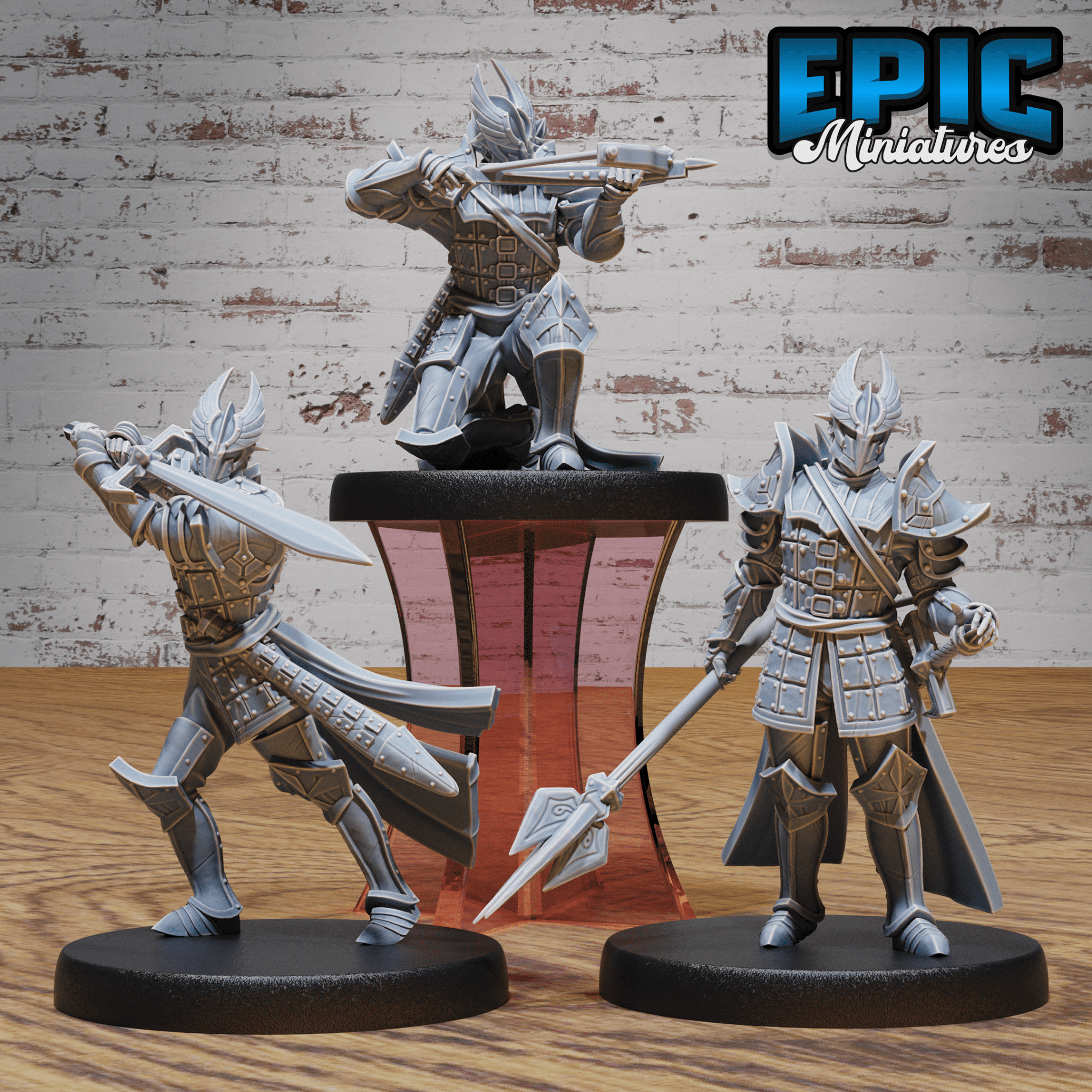 Platinum Paladin 4893 - 4895 by Epic Miniatures | D&D Tabletop Miniatures | Buy Online from The Home Crafters