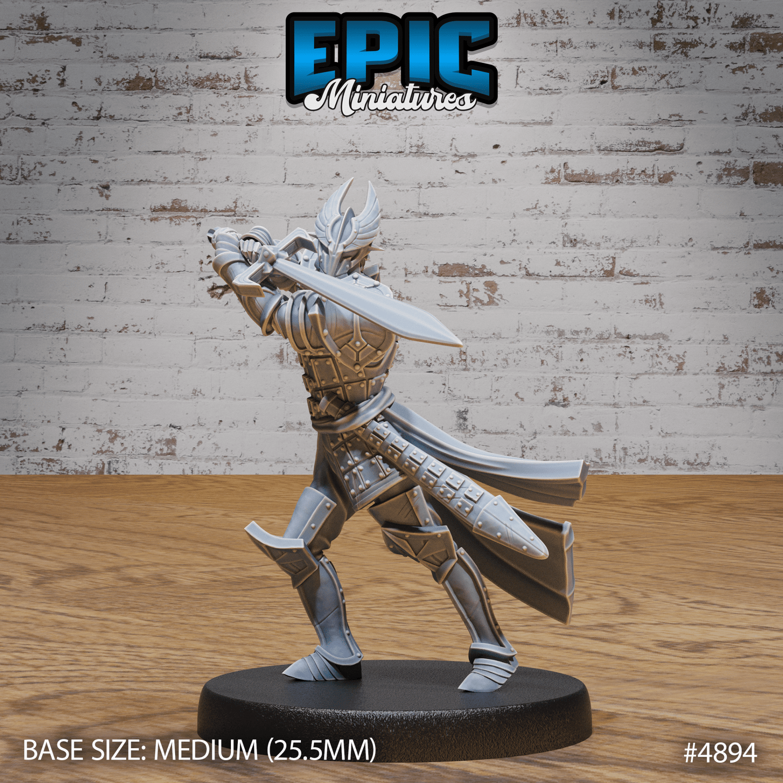 Platinum Paladin 4893 - 4895 by Epic Miniatures | D&D Tabletop Miniatures | Buy Online from The Home Crafters