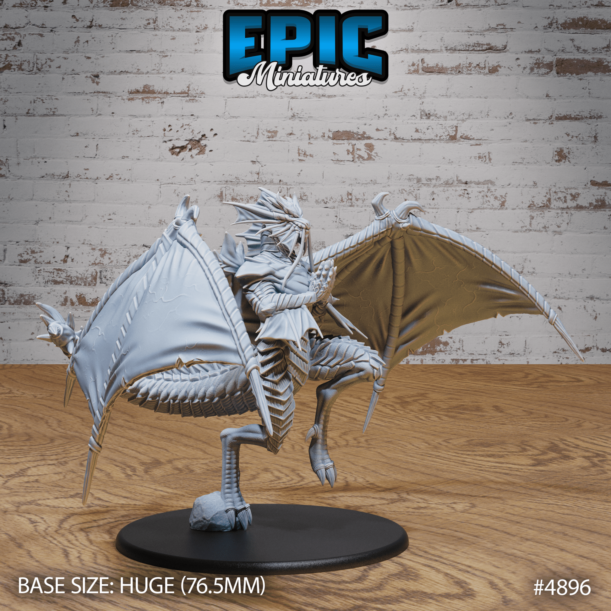 Platinum Dragon 4896 - 4898 by Epic Miniatures | D&D Tabletop Miniatures | Buy Online from The Home Crafters