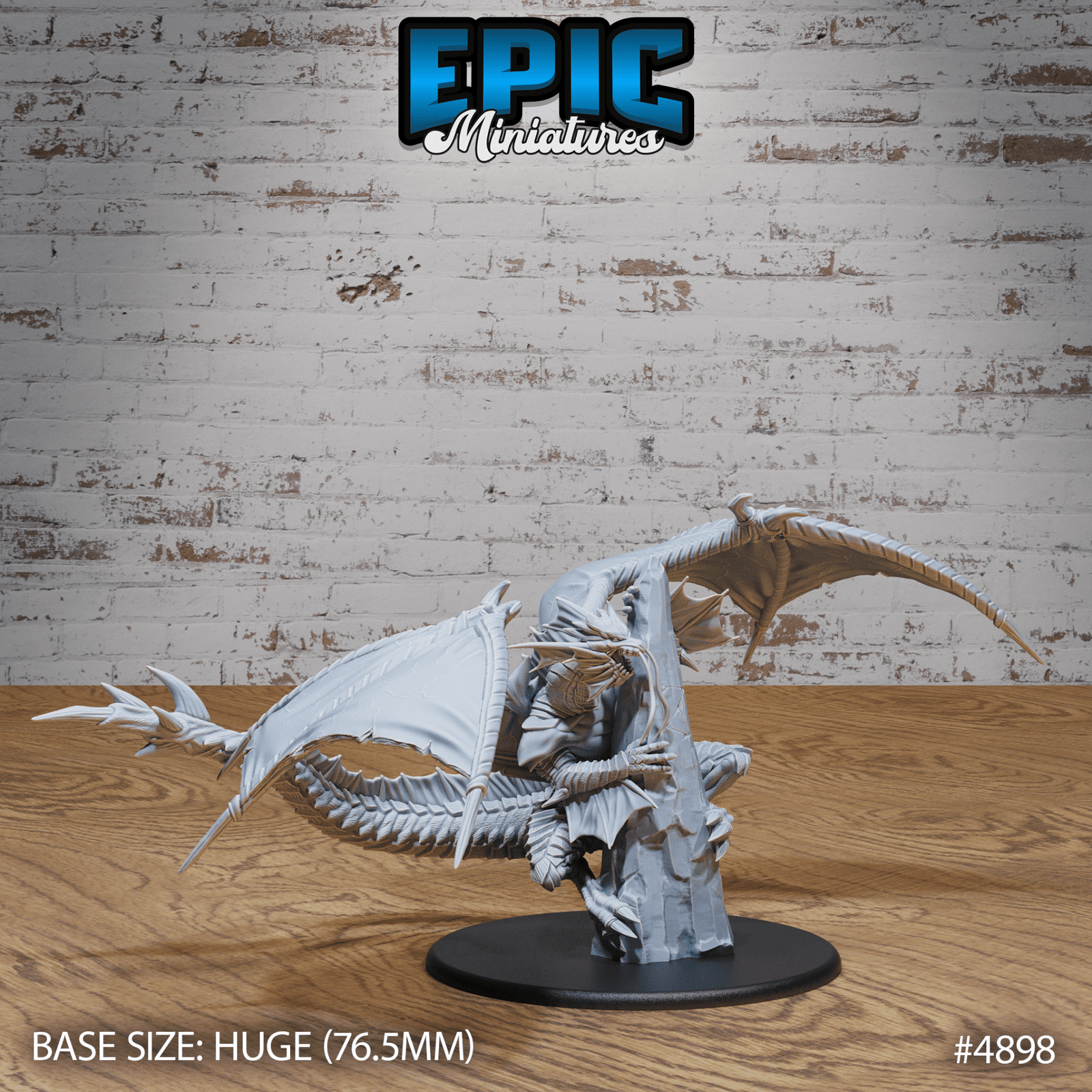 Platinum Dragon 4896 - 4898 by Epic Miniatures | D&D Tabletop Miniatures | Buy Online from The Home Crafters