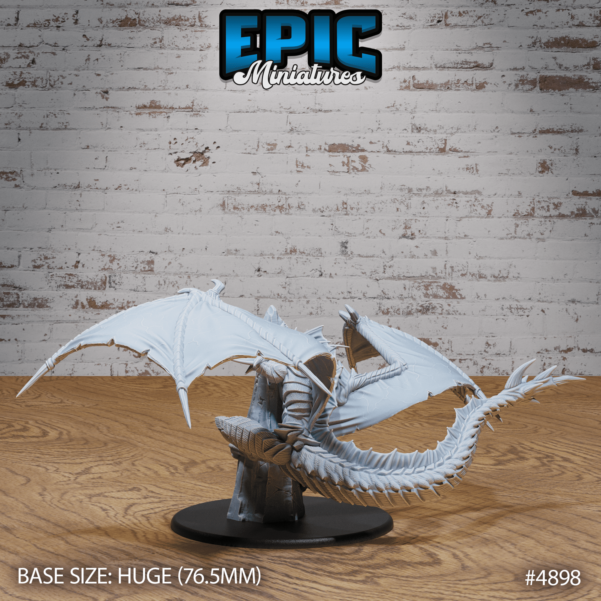 Platinum Dragon 4896 - 4898 by Epic Miniatures | D&D Tabletop Miniatures | Buy Online from The Home Crafters