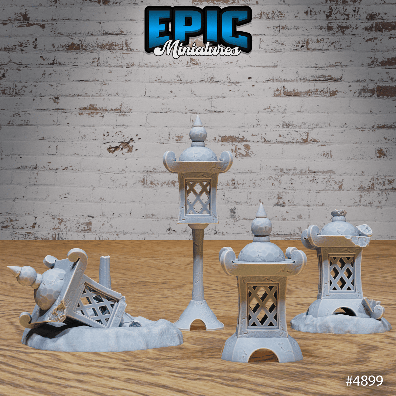 Eastern Temple Terrain Scatter Full Set of 35 Models | Legends of the East | Epic Miniatures | D&D Tabletop Miniature | Buy Online from The Home Crafters