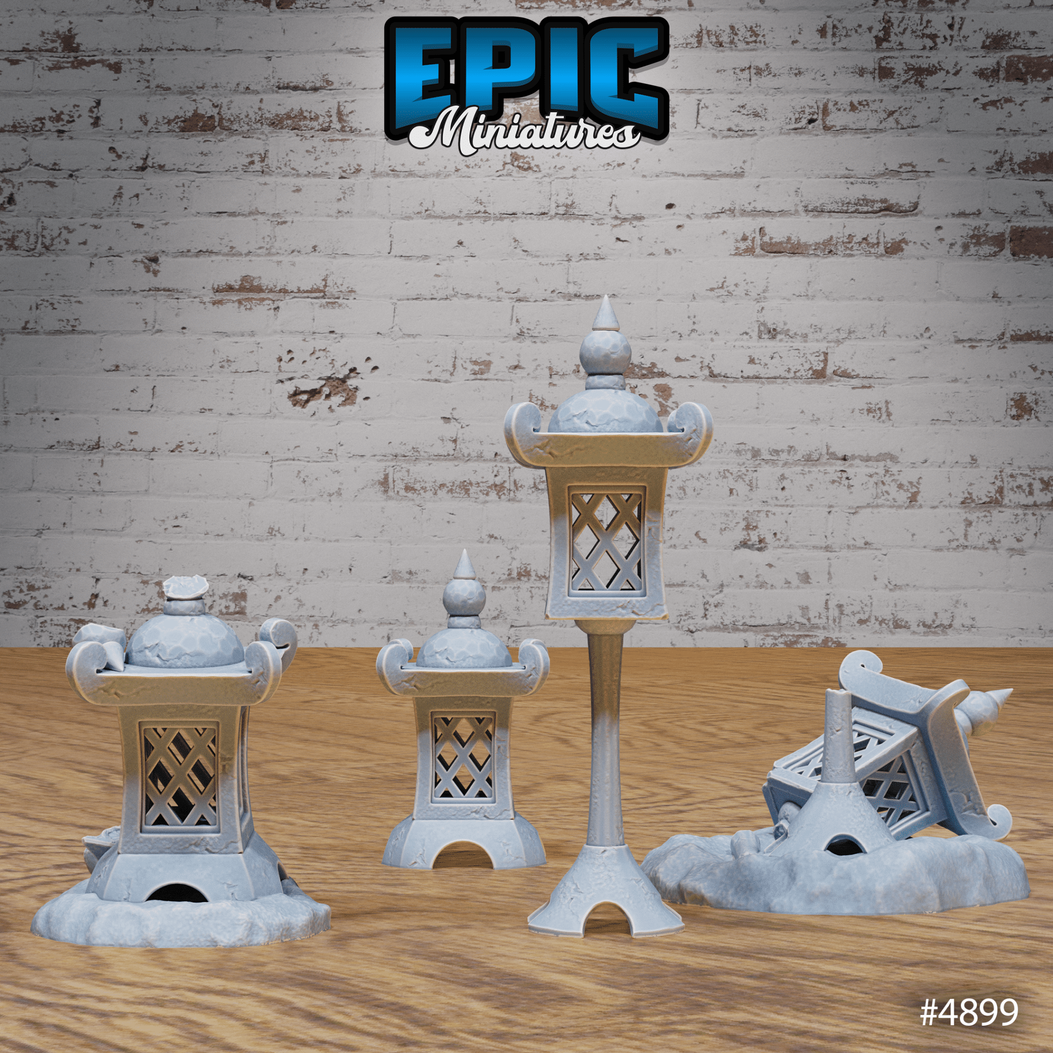 Eastern Temple Terrain Scatter Full Set of 35 Models | Legends of the East | Epic Miniatures | D&D Tabletop Miniature | Buy Online from The Home Crafters
