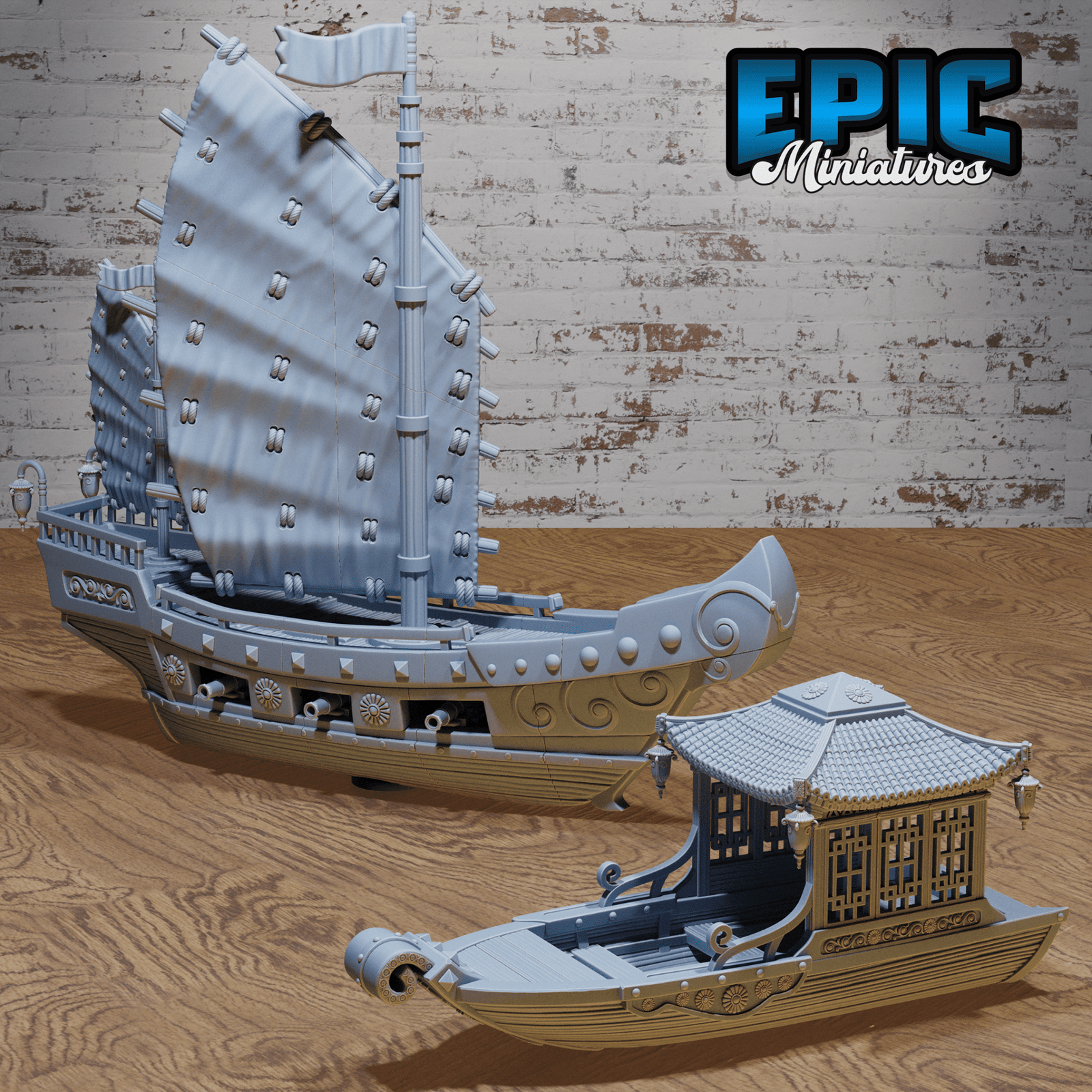 Eastern Boats | Legends of the East | Epic Miniatures | D&D Tabletop Miniature | Buy Online from The Home Crafters