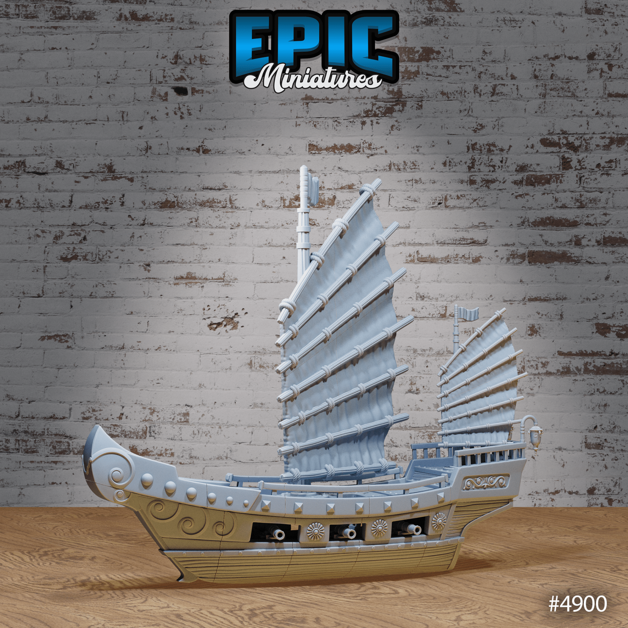 Eastern Boats | Legends of the East | Epic Miniatures | D&D Tabletop Miniature | Buy Online from The Home Crafters