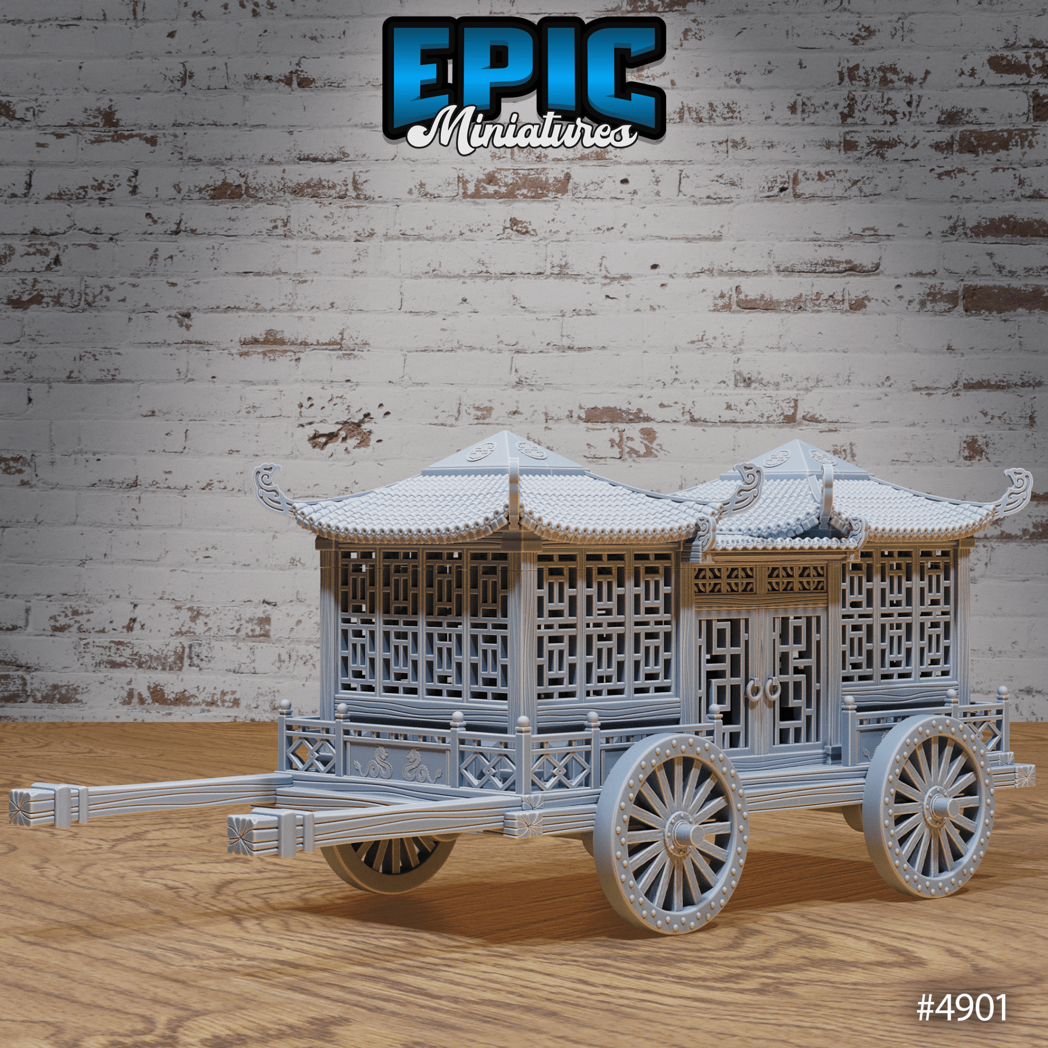 Noble Carriage | Legends of the East Collection | Epic Miniatures | D&D Tabletop Accessory | Buy Online from The Home Crafters