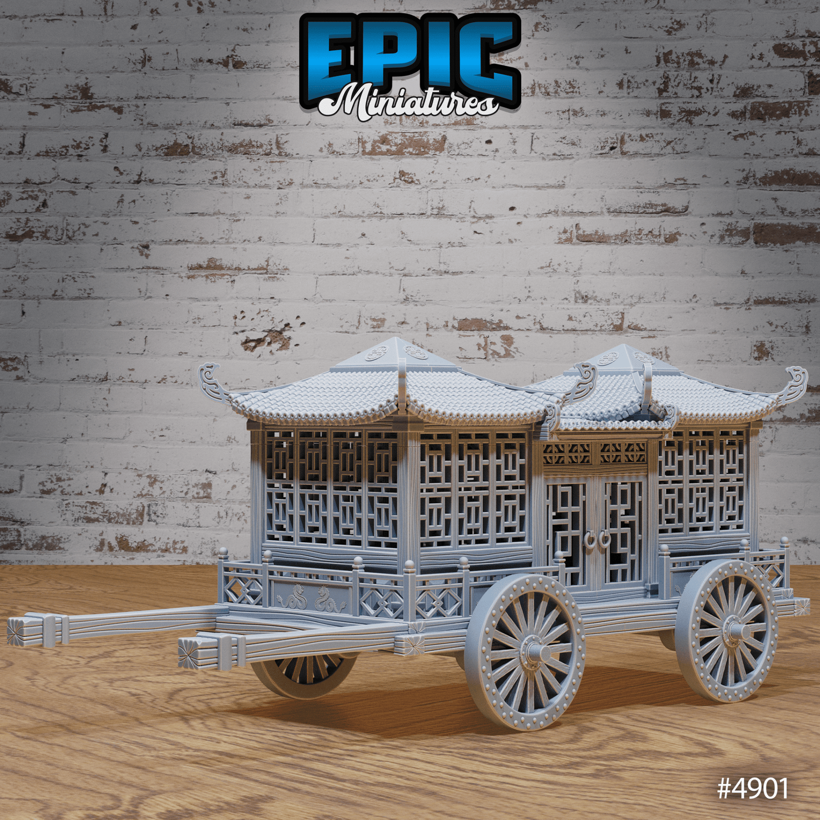 Noble Carriage | Legends of the East Collection | Epic Miniatures | D&D Tabletop Accessory | Buy Online from The Home Crafters