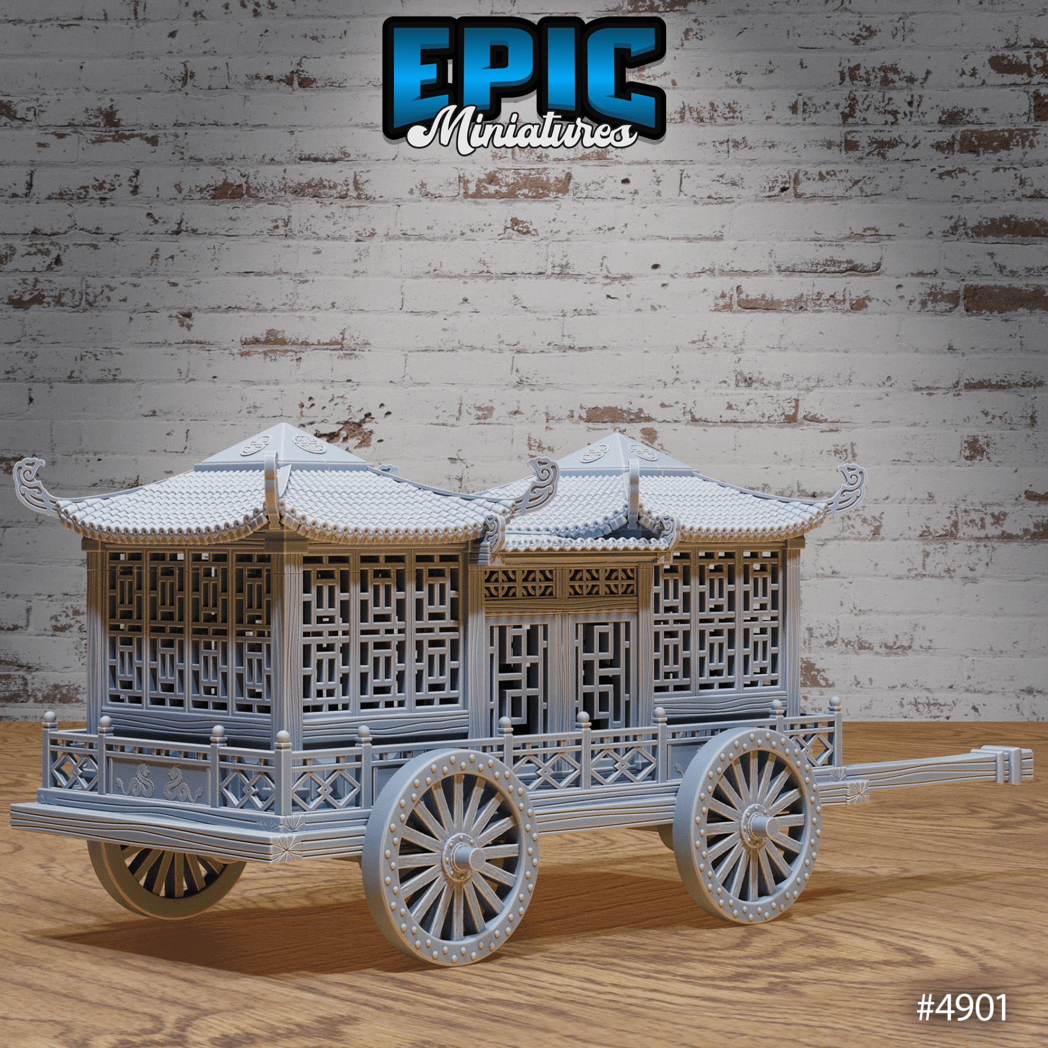 Noble Carriage | Legends of the East Collection | Epic Miniatures | D&D Tabletop Accessory | Buy Online from The Home Crafters