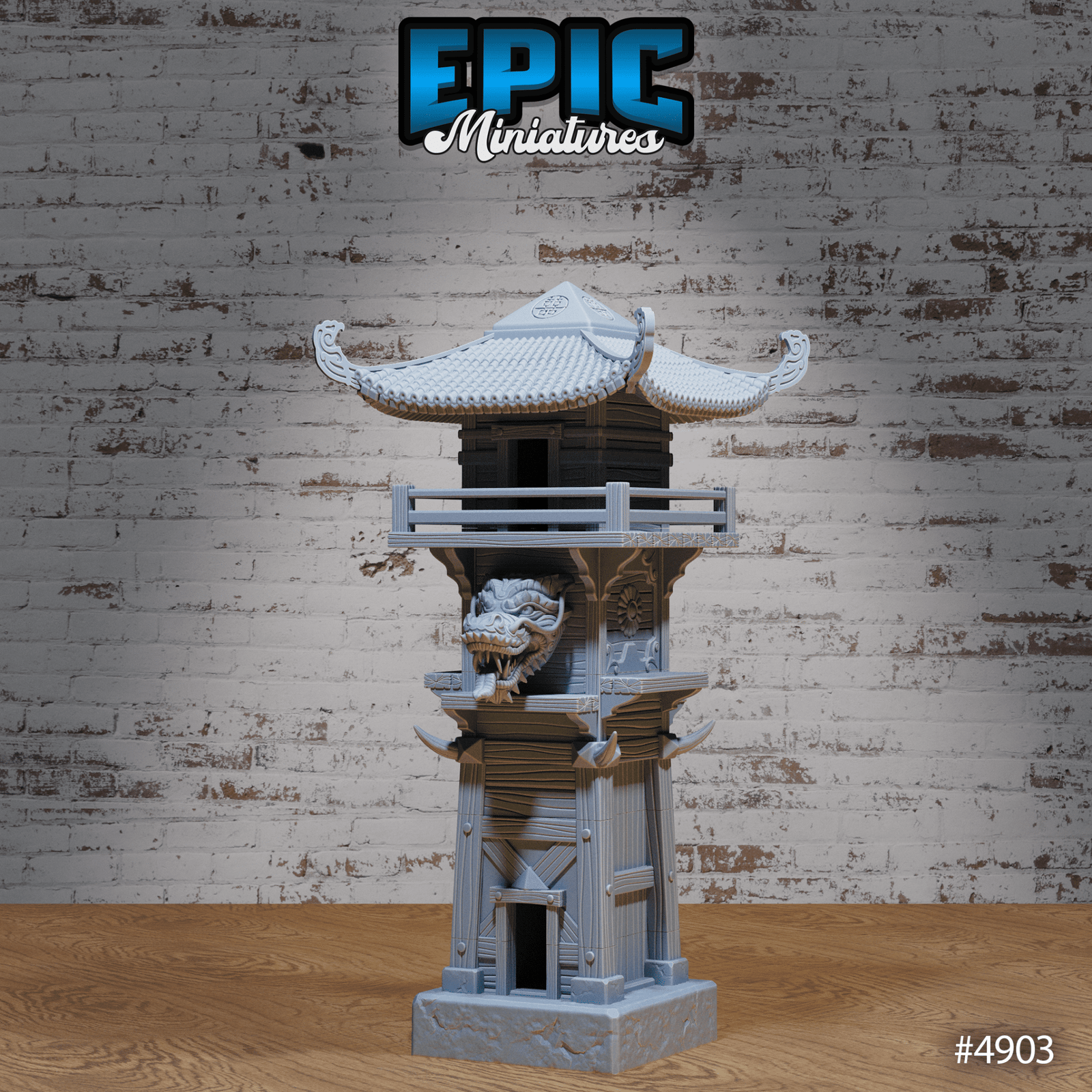 Dragon Watch Tower | Legends of the East Collection | Epic Miniatures | D&D Tabletop Terrain | Buy Online from The Home Crafters