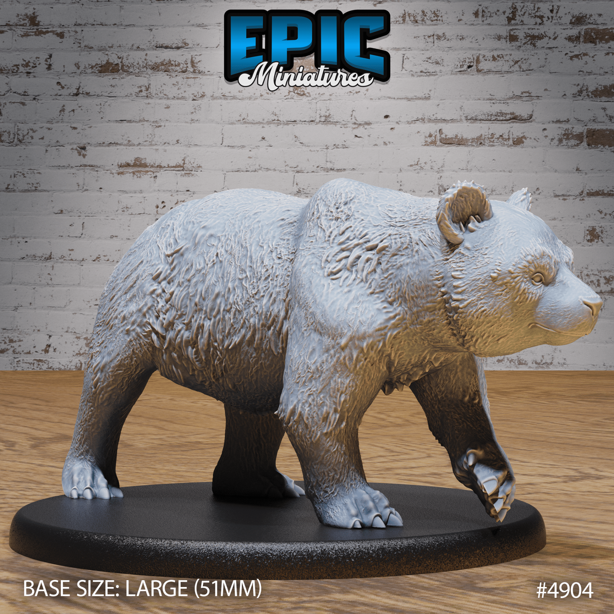 Adorable Panda Bear Miniatures (4904 - 4905) | Epic Miniatures | Perfect for D&D & Tabletop Games | Buy Online from The Home Crafters
