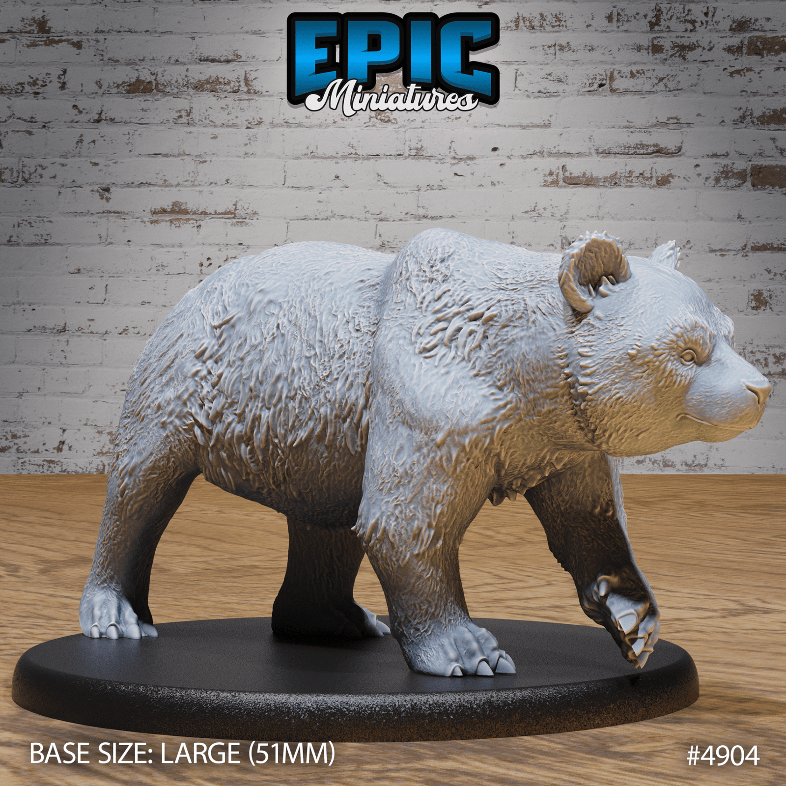 Adorable Panda Bear Miniatures (4904 - 4905) | Epic Miniatures | Perfect for D&D & Tabletop Games | Buy Online from The Home Crafters