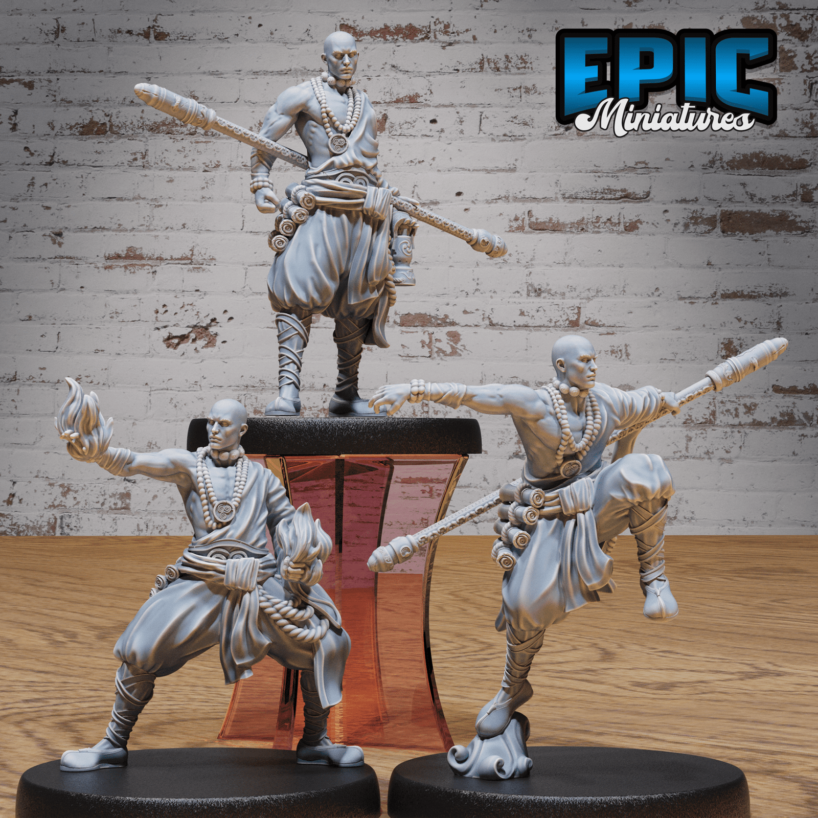 Shaolin Monks (4906 - 4908) | Epic Miniatures | D&D & Tabletop Miniatures | Buy Online from The Home Crafters