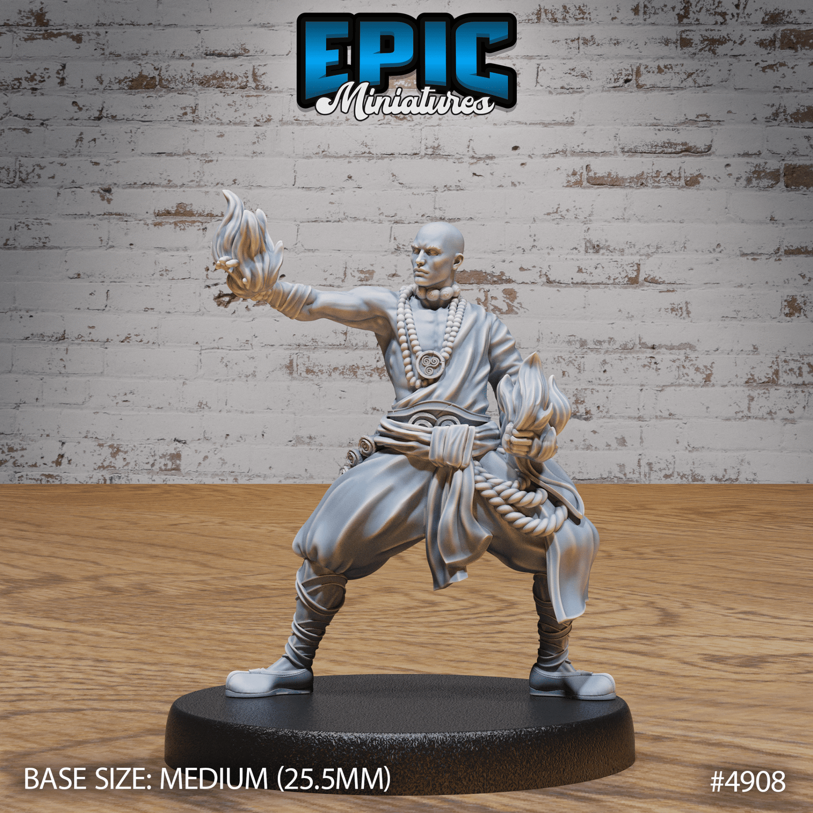 Shaolin Monks (4906 - 4908) | Epic Miniatures | D&D & Tabletop Miniatures | Buy Online from The Home Crafters