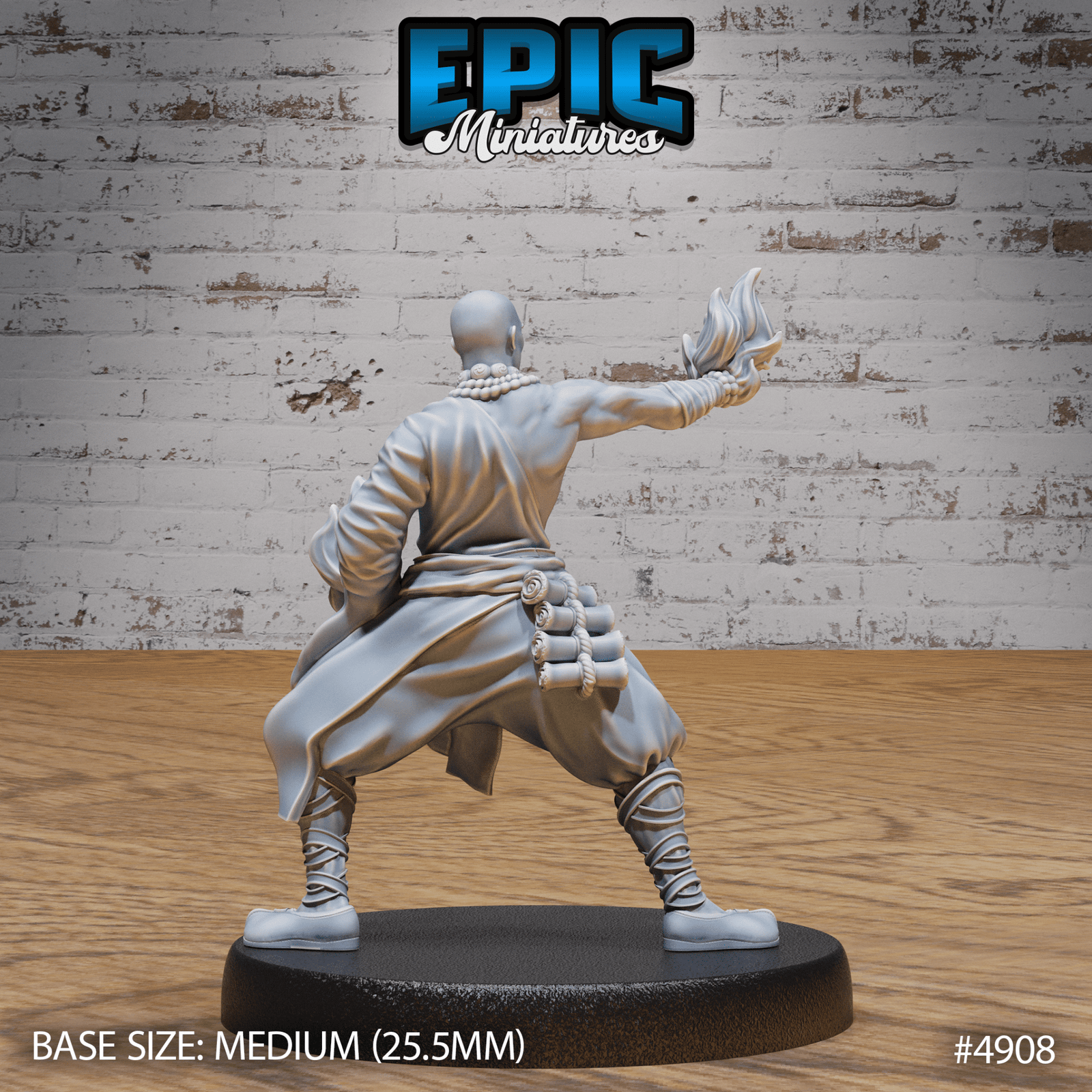 Shaolin Monks (4906 - 4908) | Epic Miniatures | D&D & Tabletop Miniatures | Buy Online from The Home Crafters