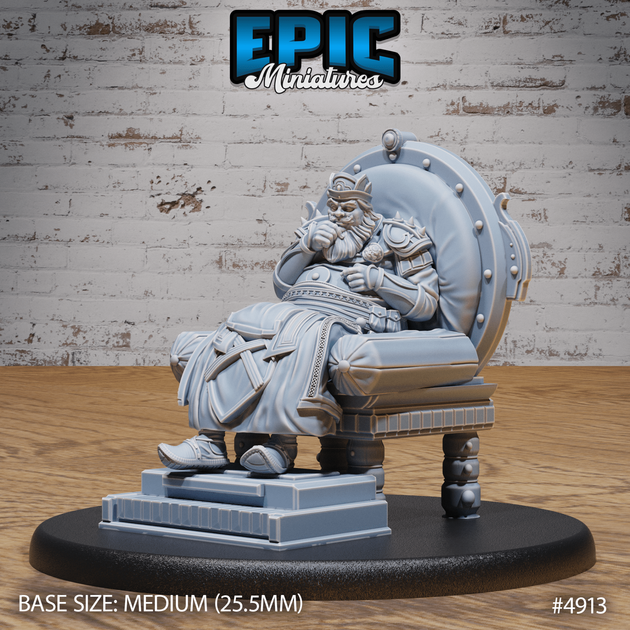 False Emperor Throne 4912 - 4914 | Epic Miniatures | D&D Tabletop Miniature | Buy Online from The Home Crafters
