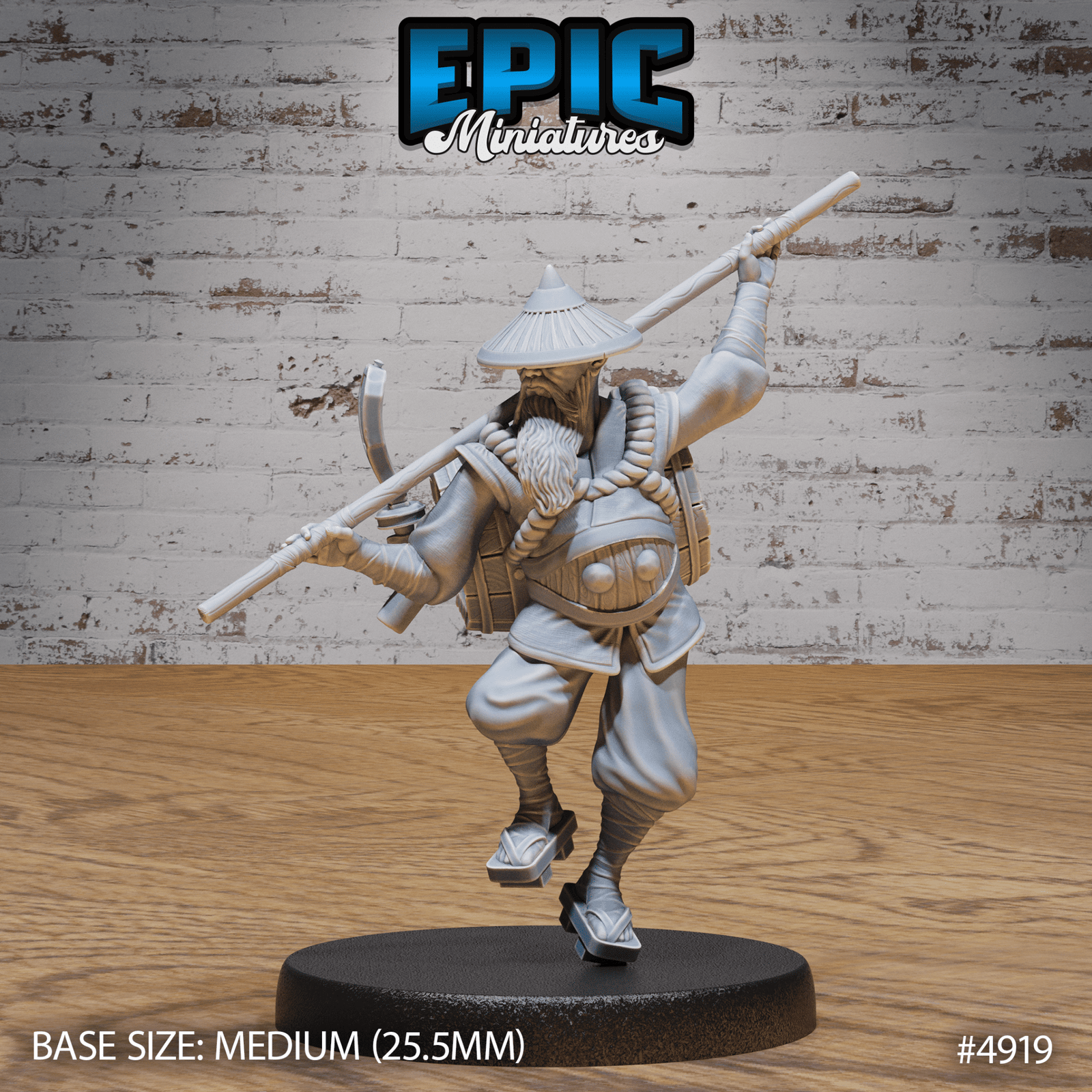 Drunk Master 4918 - 4920 | Epic Miniatures | D&D Tabletop Miniature | Unpredictable Martial Arts Hero for Fantasy Roleplaying | Buy Online from The Home Crafters