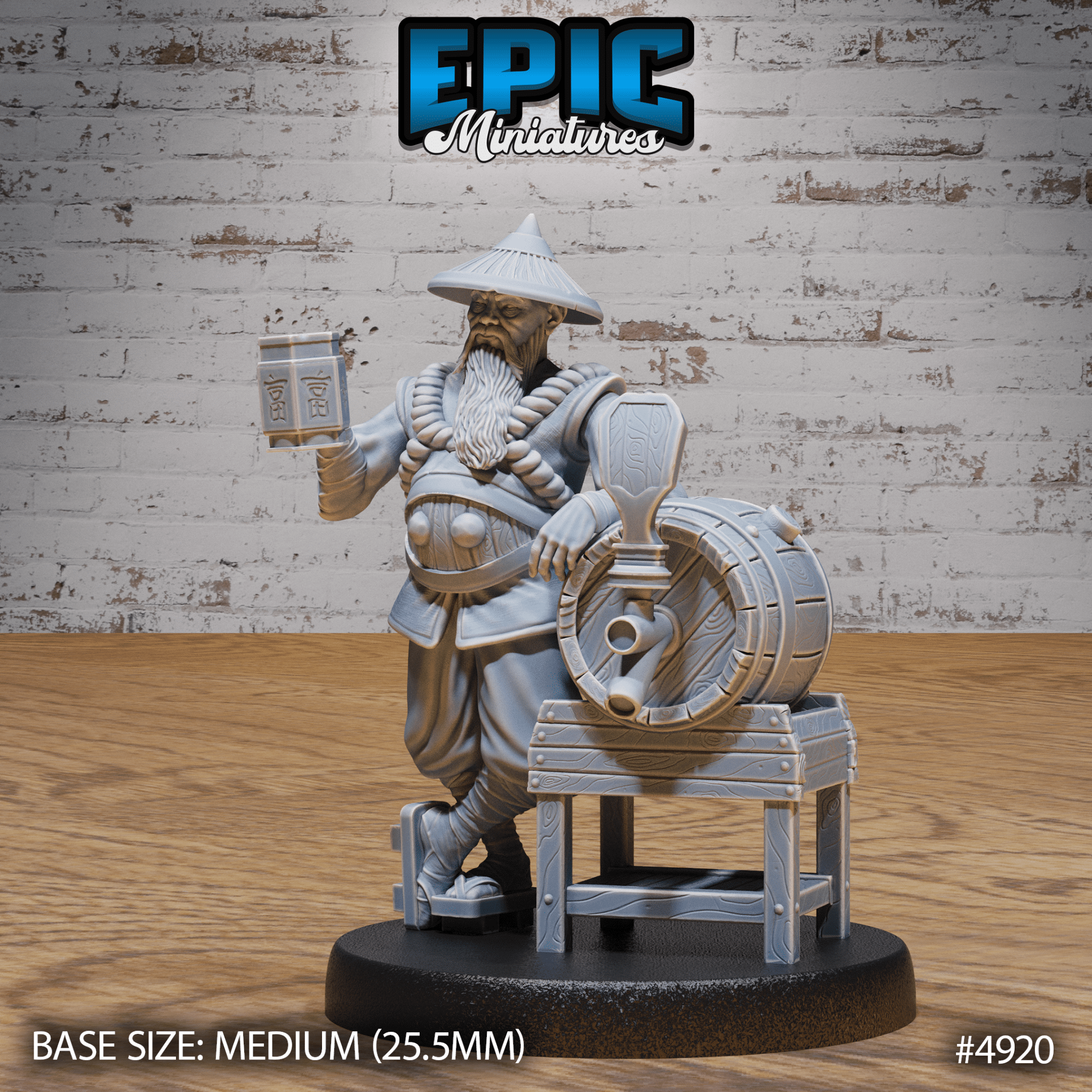 Drunk Master 4918 - 4920 | Epic Miniatures | D&D Tabletop Miniature | Unpredictable Martial Arts Hero for Fantasy Roleplaying | Buy Online from The Home Crafters