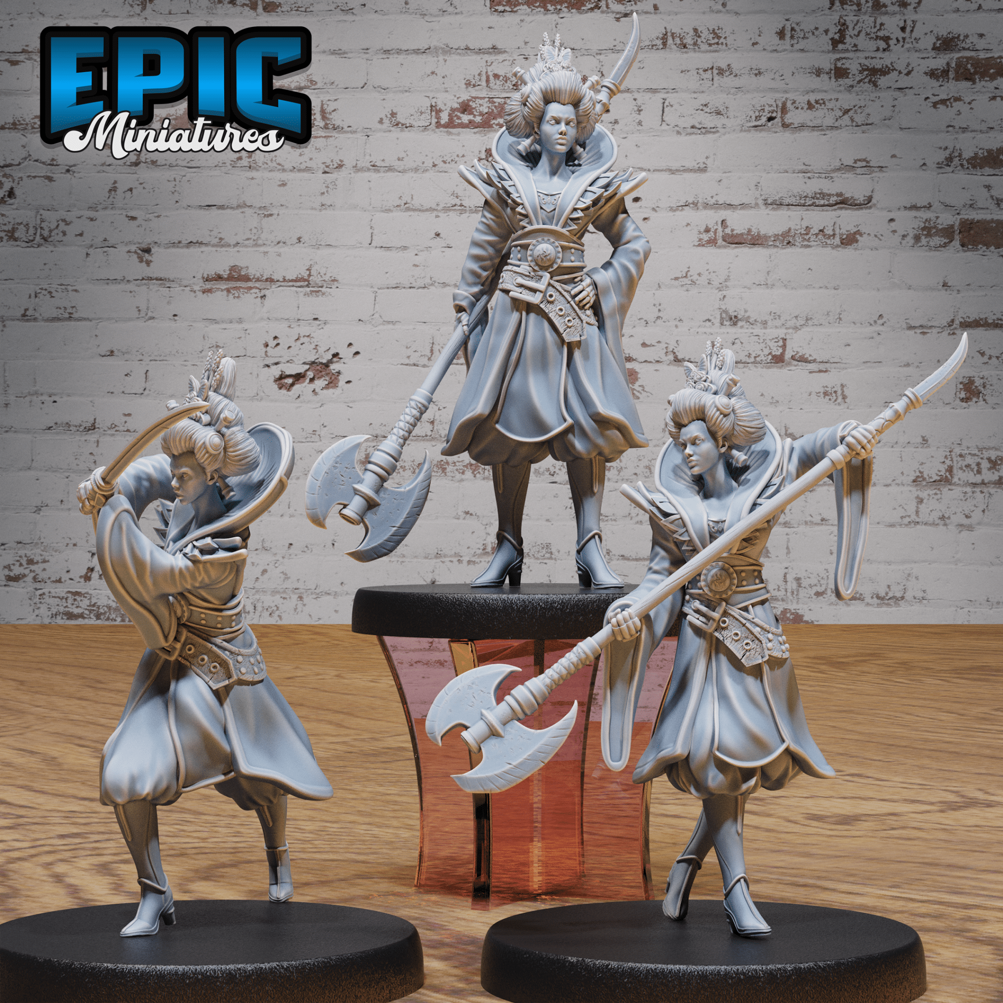 Warrior Empress 4921 - 4923 | Epic Miniatures | D&D Tabletop Miniature | Regal Fighter for Fantasy Roleplaying & Wargaming | Buy Online from The Home Crafters
