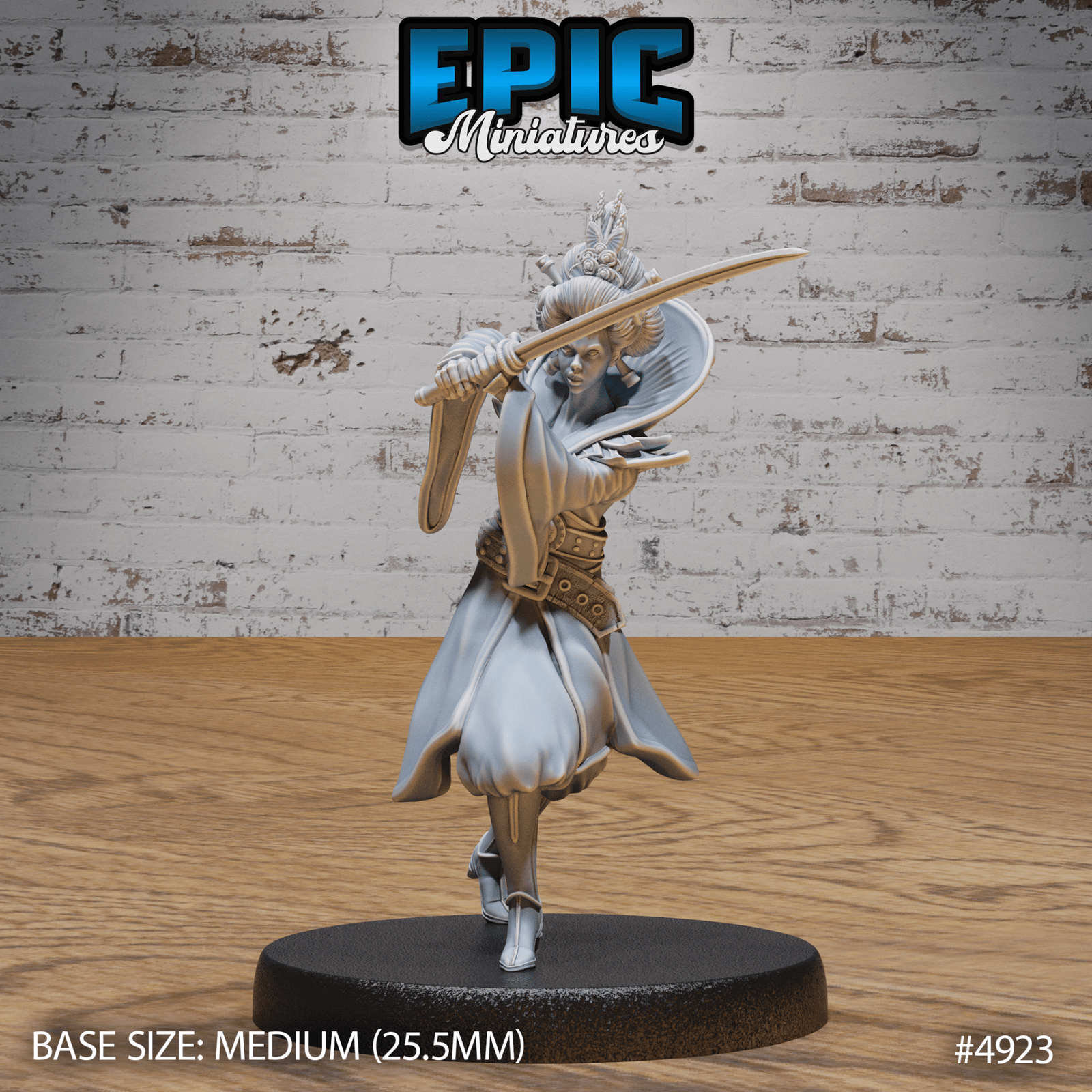 Warrior Empress 4921 - 4923 | Epic Miniatures | D&D Tabletop Miniature | Regal Fighter for Fantasy Roleplaying & Wargaming | Buy Online from The Home Crafters