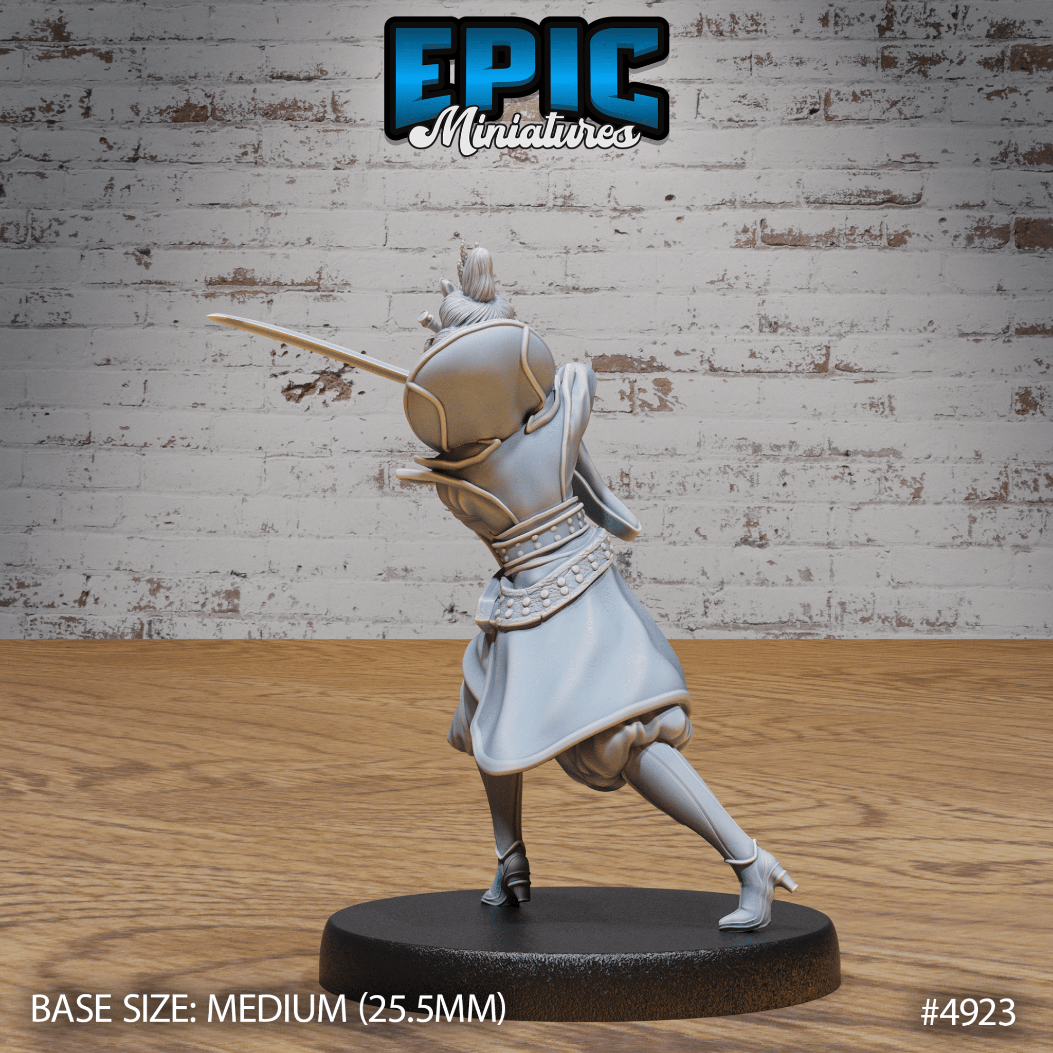 Warrior Empress 4921 - 4923 | Epic Miniatures | D&D Tabletop Miniature | Regal Fighter for Fantasy Roleplaying & Wargaming | Buy Online from The Home Crafters