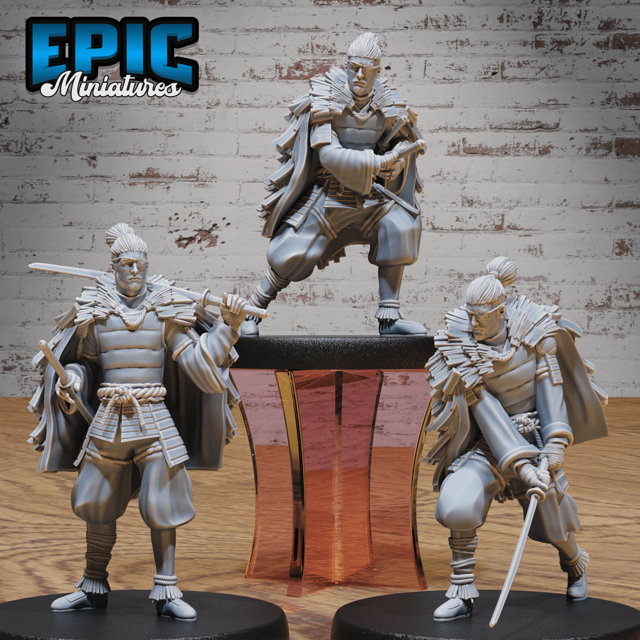 Legendary Ronin 4926 - 4928 | Epic Miniatures | D&D Tabletop Miniature | Masterless Samurai Warrior for Fantasy Roleplaying | Buy Online from The Home Crafters