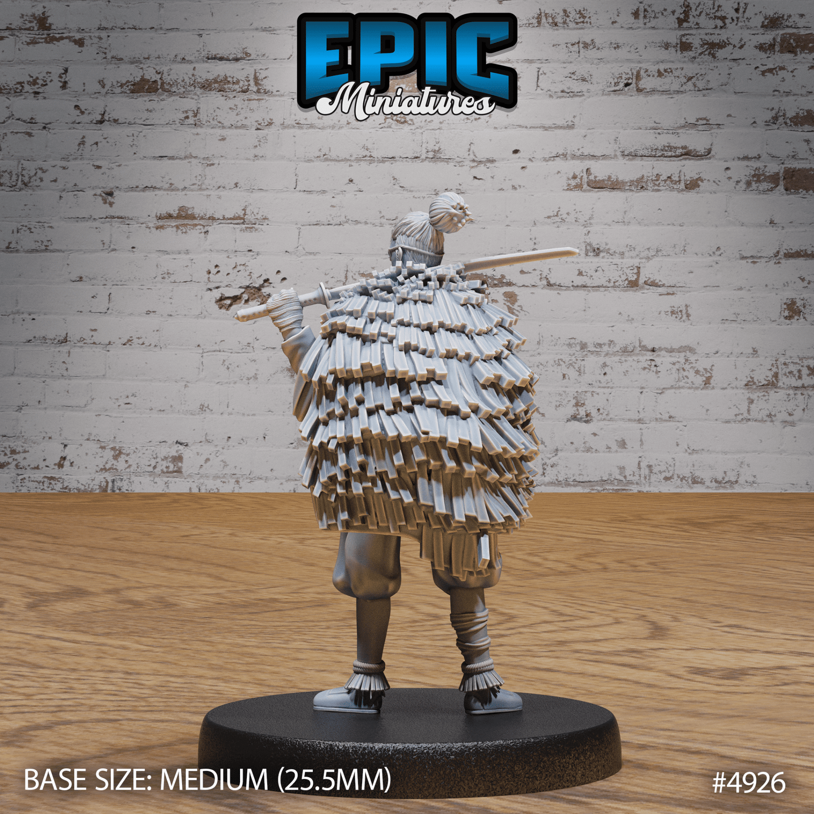 Legendary Ronin 4926 - 4928 | Epic Miniatures | D&D Tabletop Miniature | Masterless Samurai Warrior for Fantasy Roleplaying | Buy Online from The Home Crafters