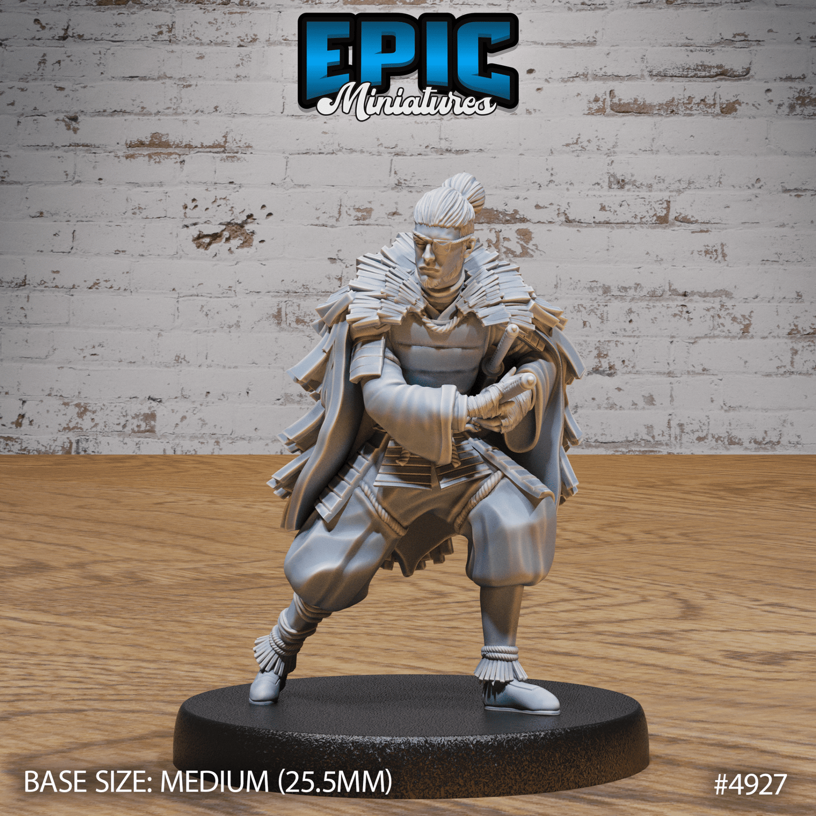 Legendary Ronin 4926 - 4928 | Epic Miniatures | D&D Tabletop Miniature | Masterless Samurai Warrior for Fantasy Roleplaying | Buy Online from The Home Crafters