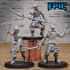 Oni Samurai 4929 - 4931 | Epic Miniatures | D&D Tabletop Miniature | Fierce Demon Warrior for Fantasy Roleplaying | Buy Online from The Home Crafters