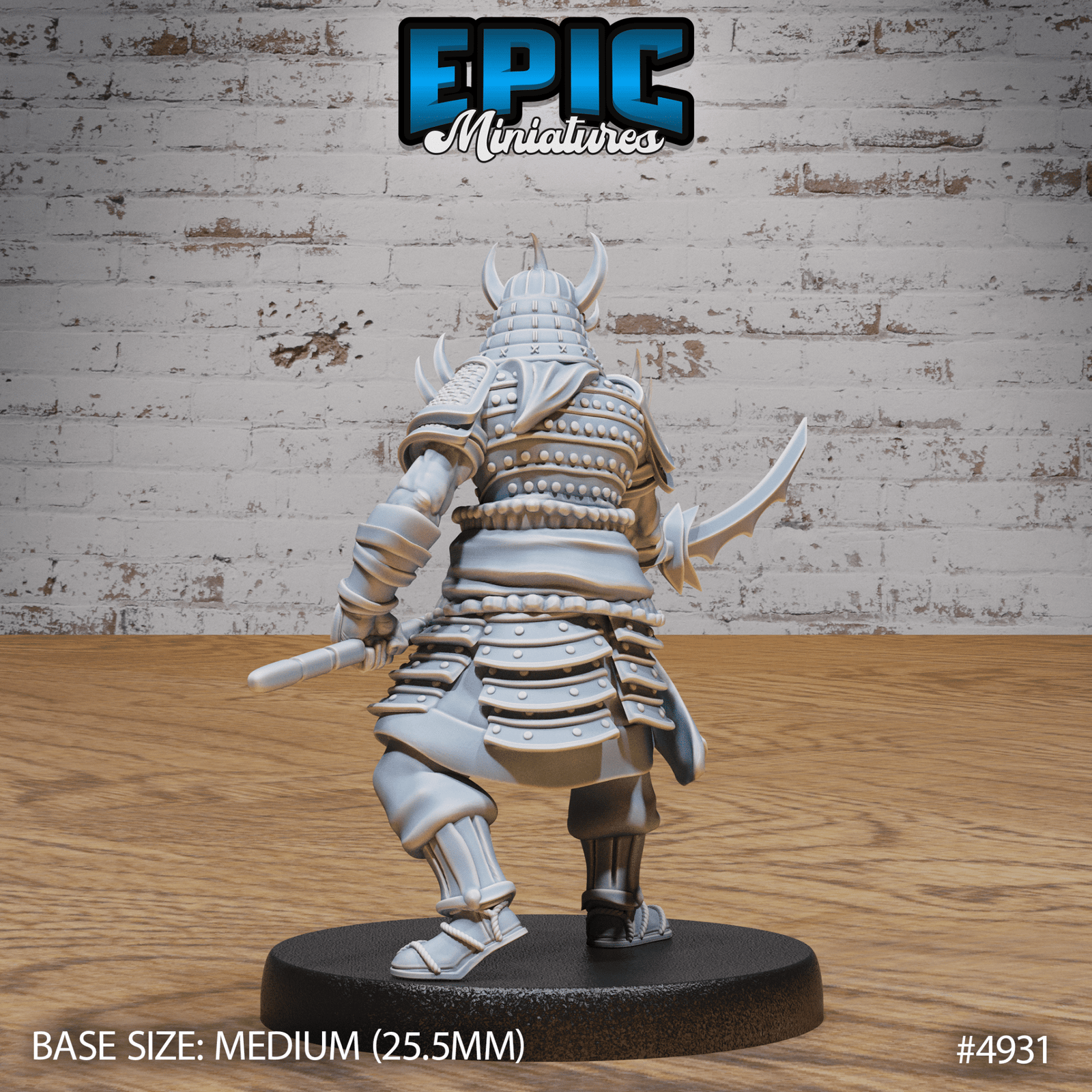 Oni Samurai 4929 - 4931 | Epic Miniatures | D&D Tabletop Miniature | Fierce Demon Warrior for Fantasy Roleplaying | Buy Online from The Home Crafters