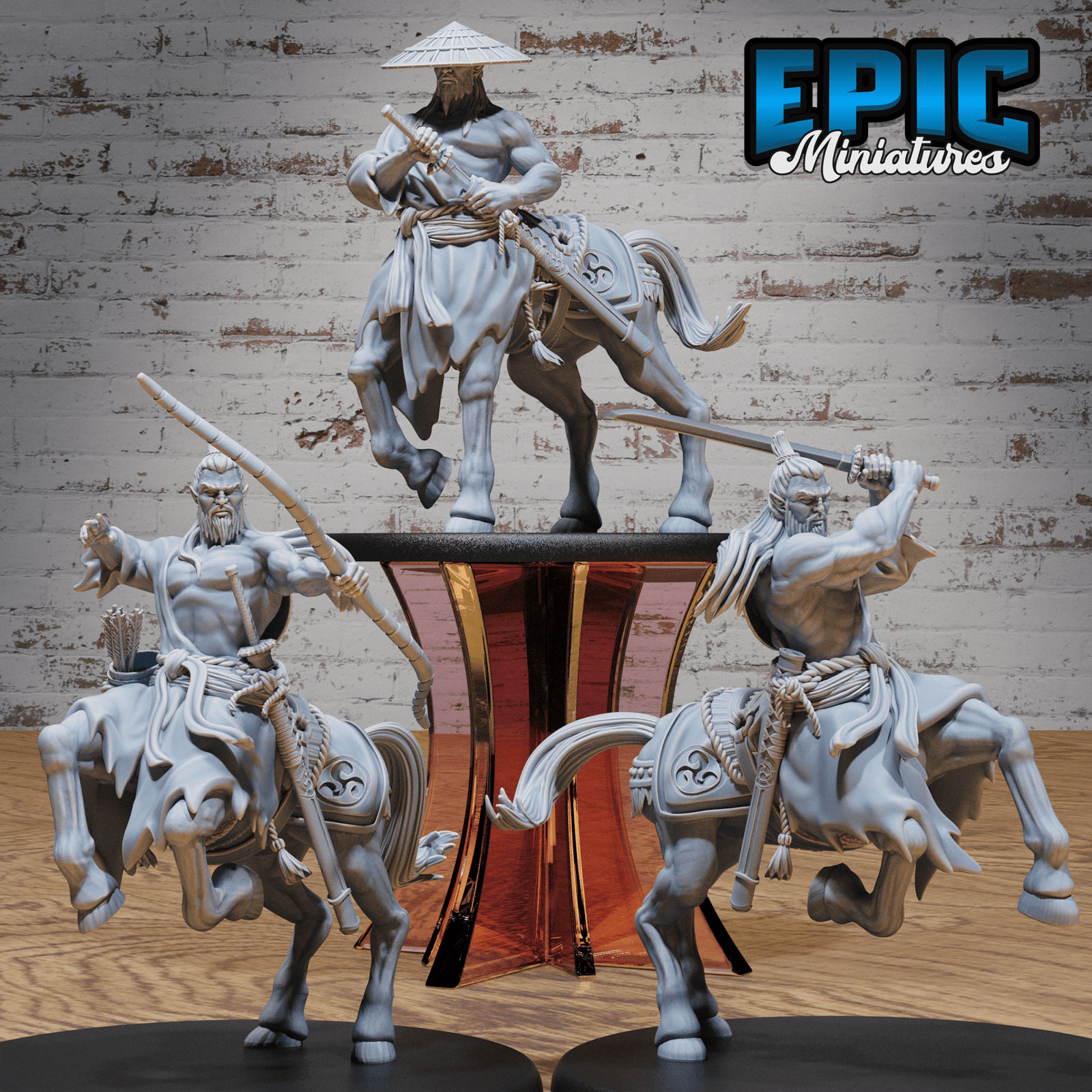Bushi Centaur 4932 - 4934 | Epic Miniatures | D&D Tabletop Miniature | Warrior Centaur for Fantasy Roleplaying & Wargaming | Buy Online from The Home Crafters