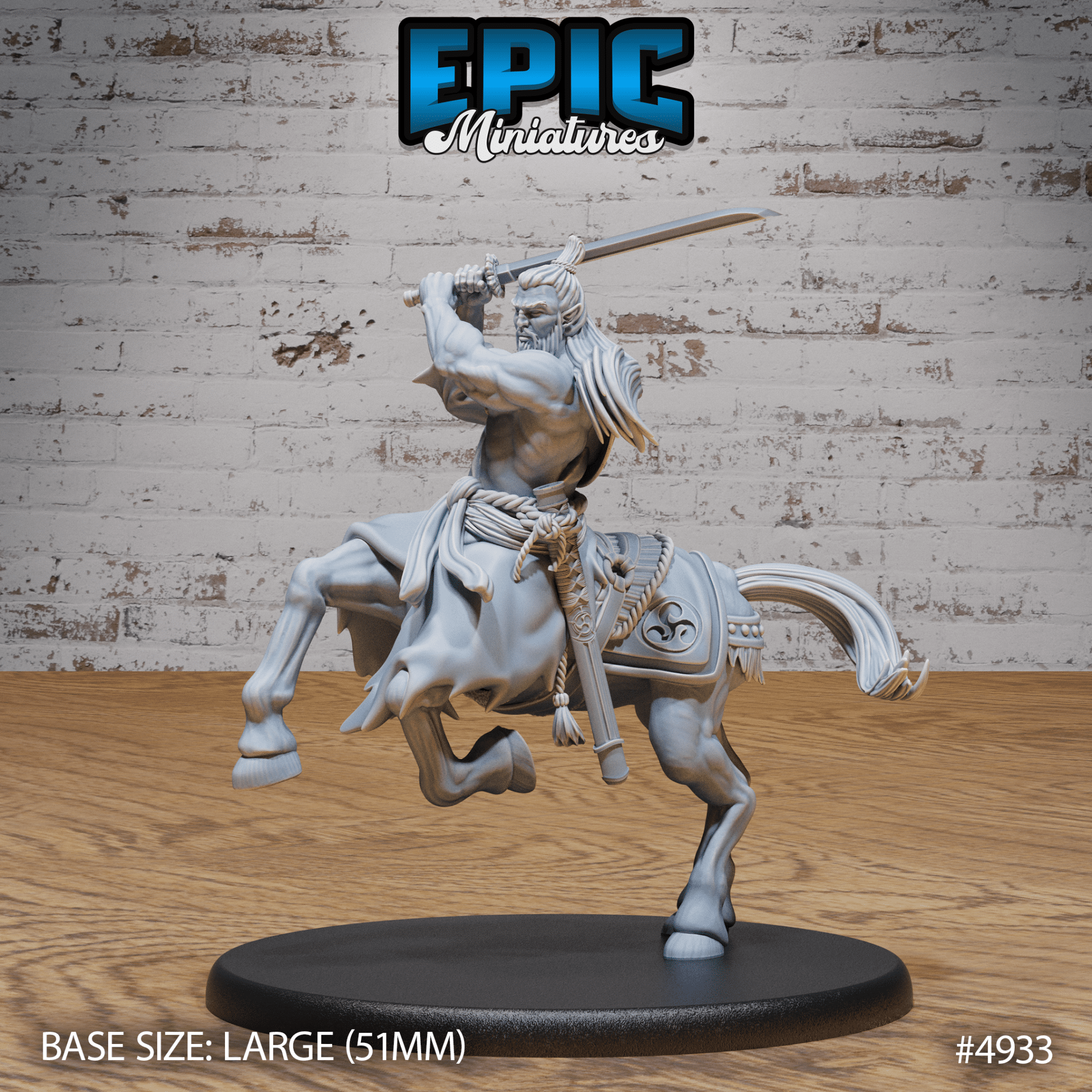 Bushi Centaur 4932 - 4934 | Epic Miniatures | D&D Tabletop Miniature | Warrior Centaur for Fantasy Roleplaying & Wargaming | Buy Online from The Home Crafters
