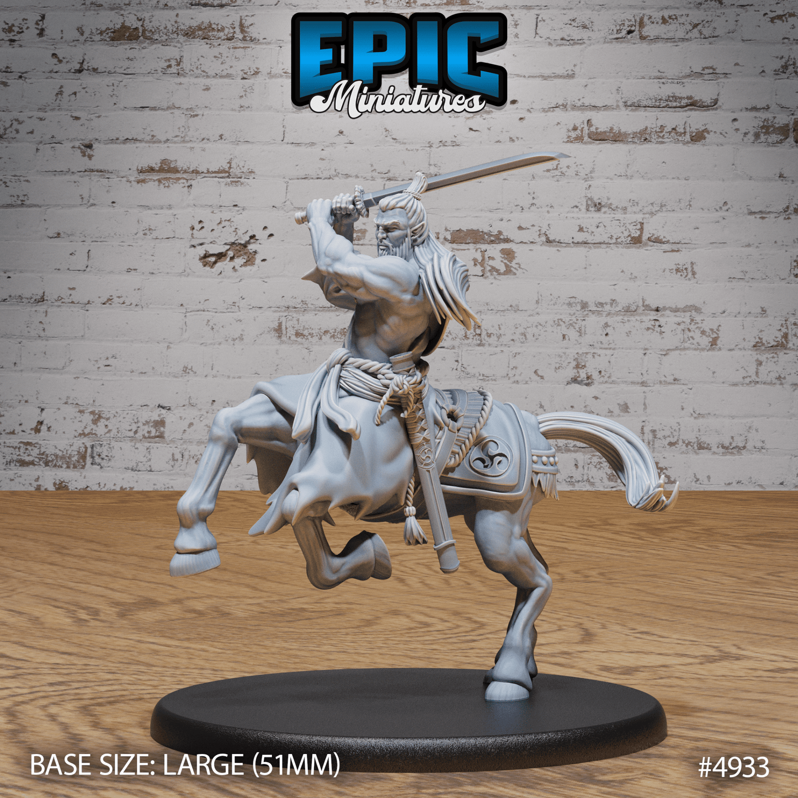 Bushi Centaur 4932 - 4934 | Epic Miniatures | D&D Tabletop Miniature | Warrior Centaur for Fantasy Roleplaying & Wargaming | Buy Online from The Home Crafters