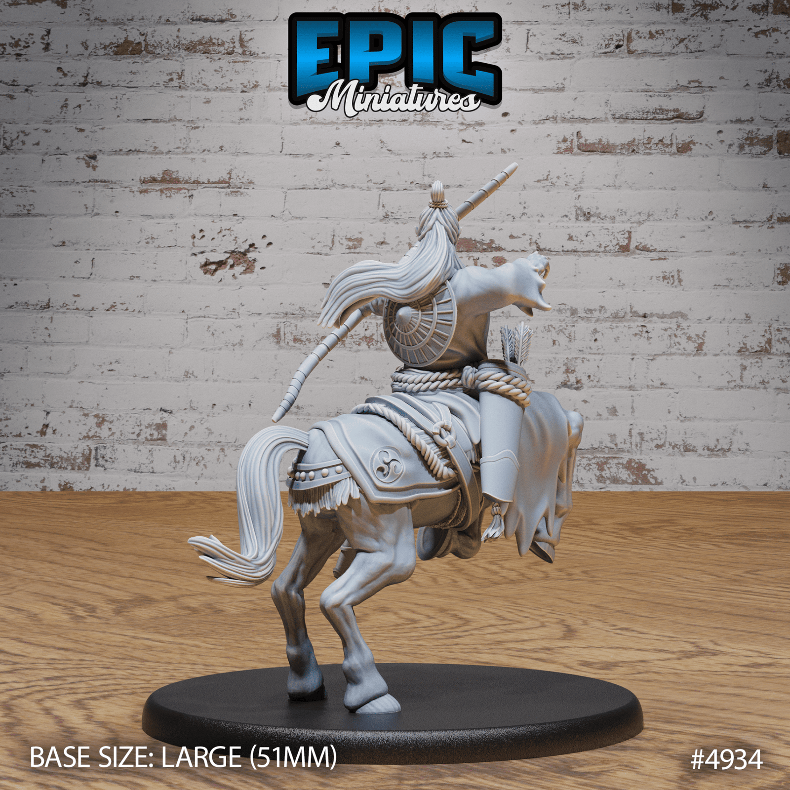 Bushi Centaur 4932 - 4934 | Epic Miniatures | D&D Tabletop Miniature | Warrior Centaur for Fantasy Roleplaying & Wargaming | Buy Online from The Home Crafters