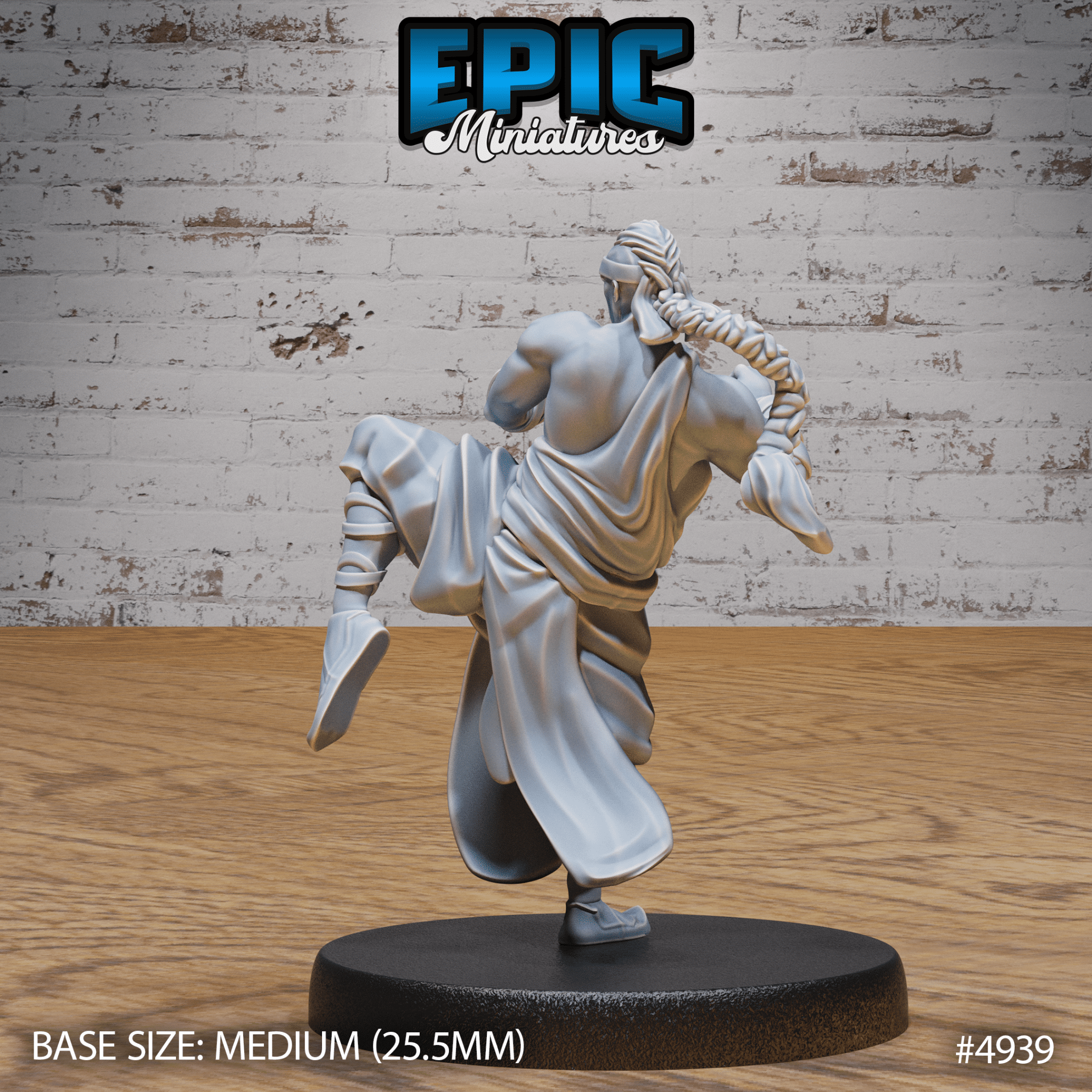 Martial Arts Monk 4938 - 4940 | Epic Miniatures | D&D Tabletop Miniature | Skilled Hand - to - Hand Fighter for Fantasy Roleplaying | Buy Online from The Home Crafters