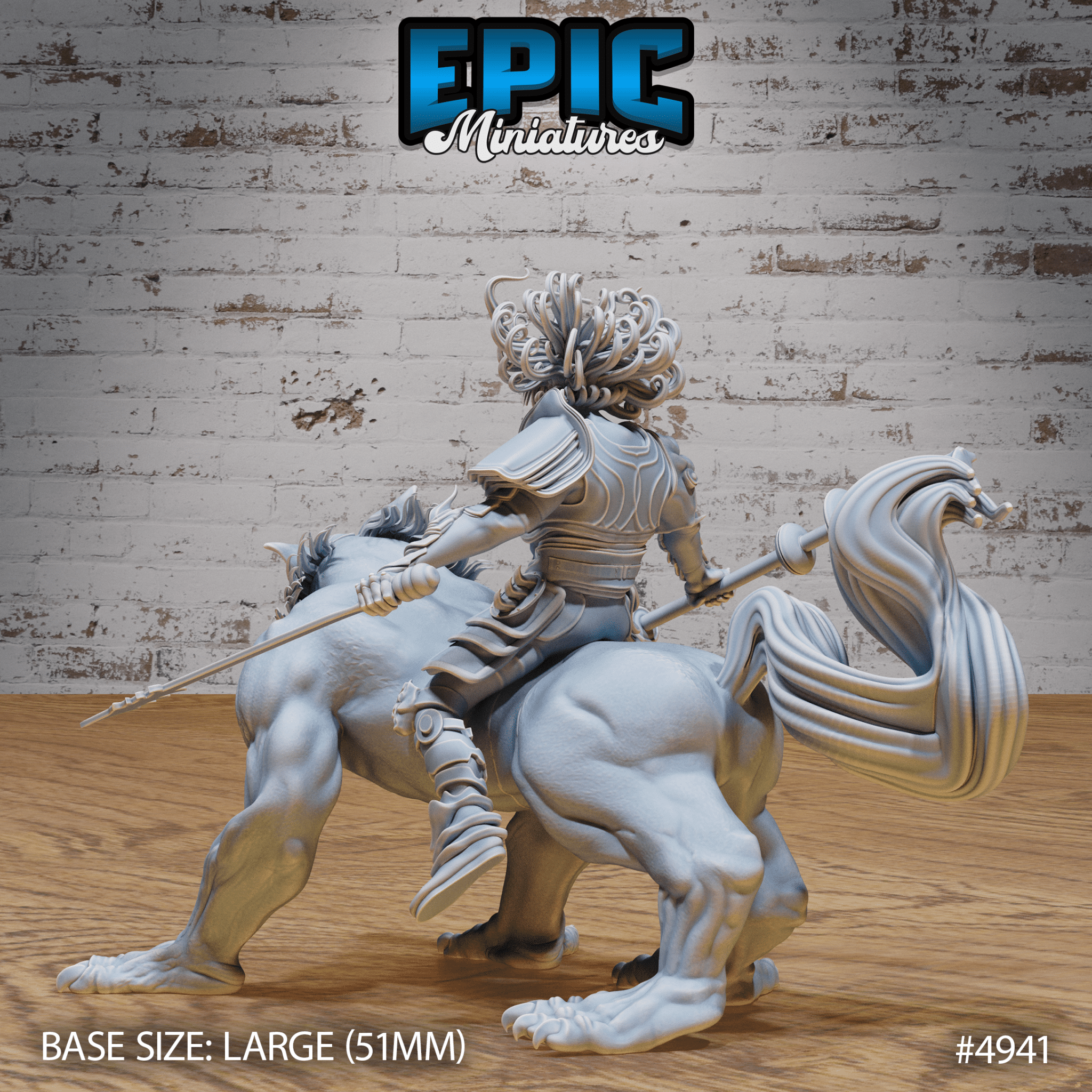 Asura Prince 4941 | Epic Miniatures | D&D Tabletop Miniature | Noble Demon Warrior for Fantasy Roleplaying | Buy Online from The Home Crafters