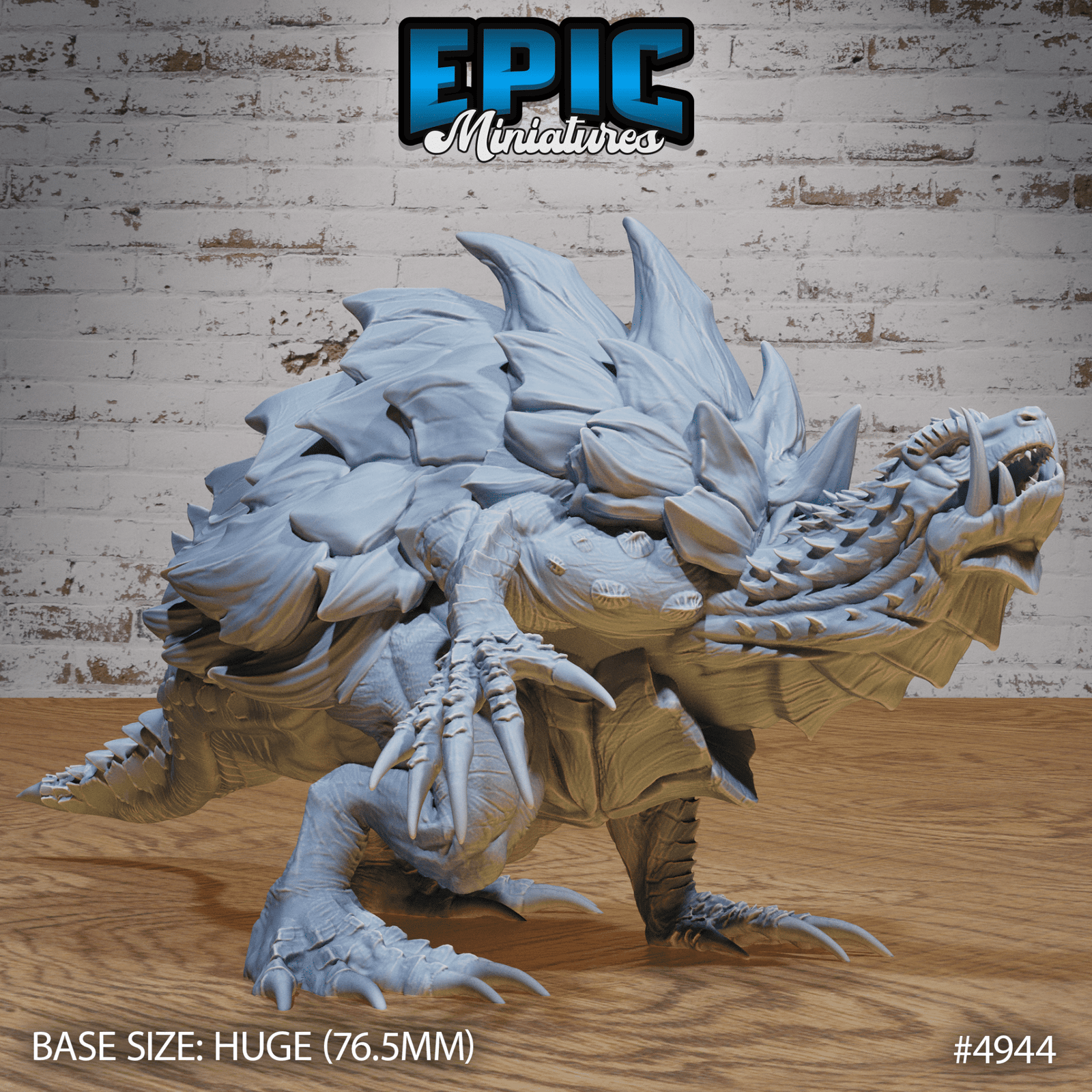 Turtle Zilla 4942 - 4945 | Epic Miniatures | D&D Tabletop Miniature | Mighty Guardian Beast for Fantasy Roleplaying | Buy Online from The Home Crafters