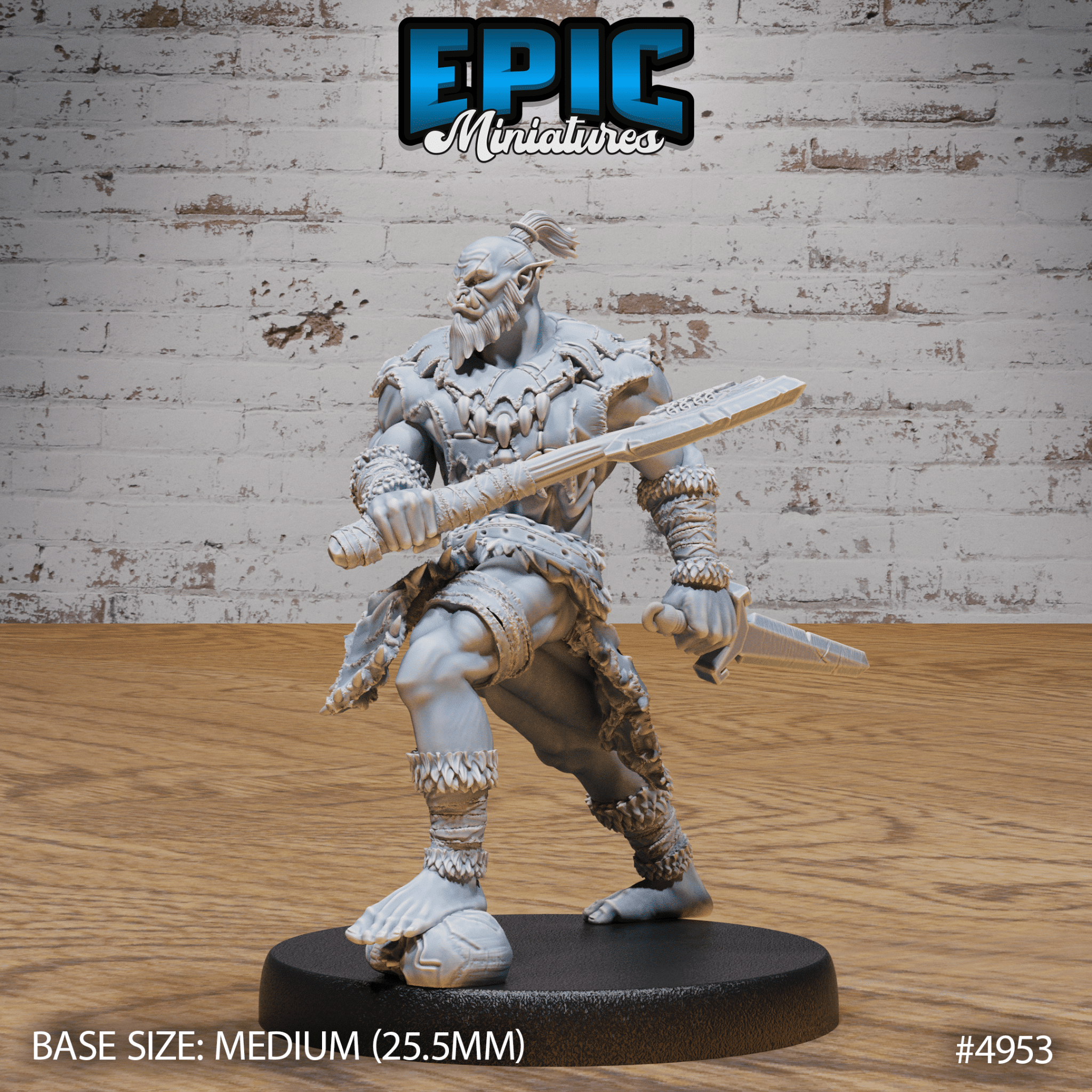 Orc Warrior Set (4951 - 4953) by Epic Miniatures | DnD Tabletop Models | Buy Online from The Home Crafters