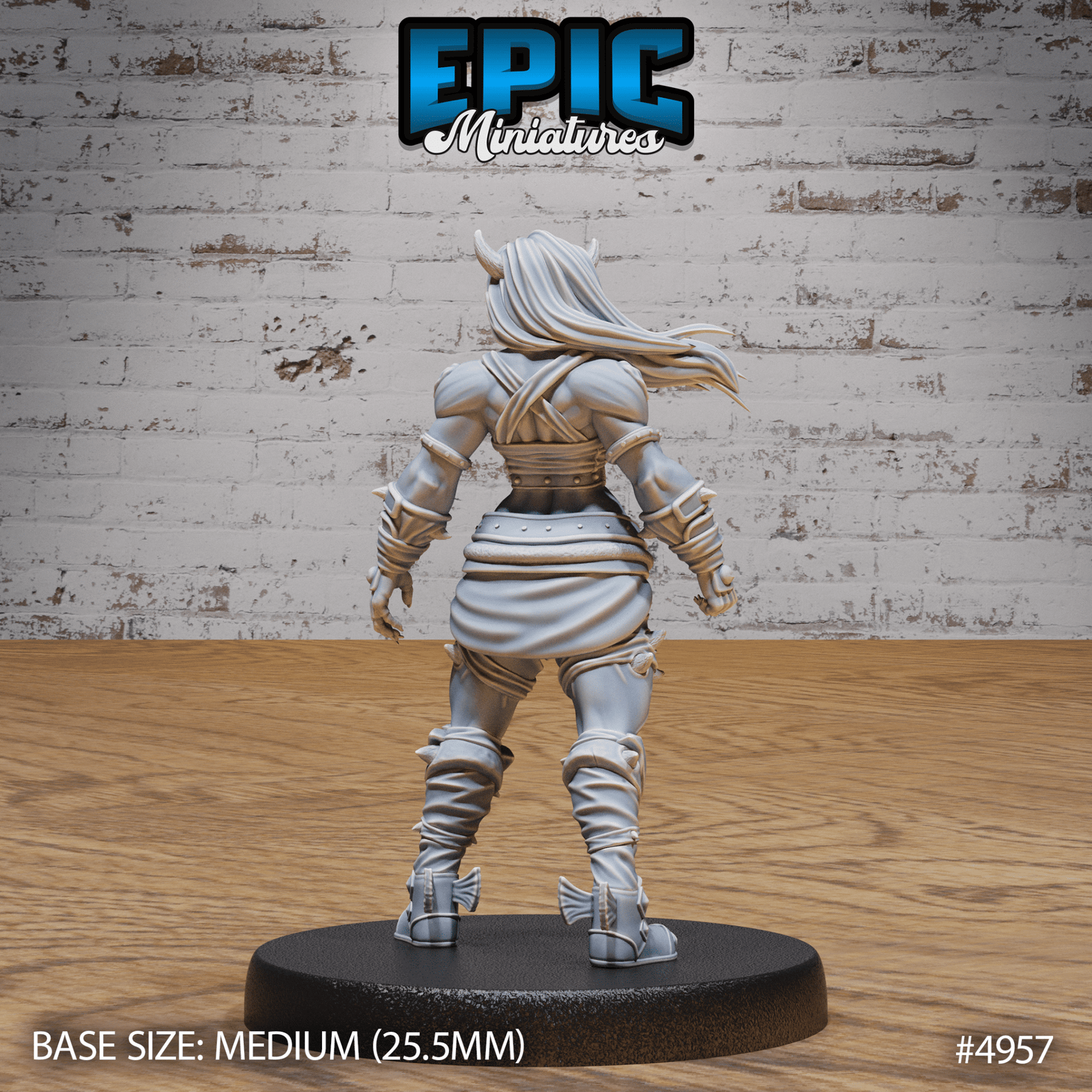 Orc Tiefling Female 4957 - 4959 | Epic Miniatures | D&D Tabletop Minis | Buy Online from The Home Crafters