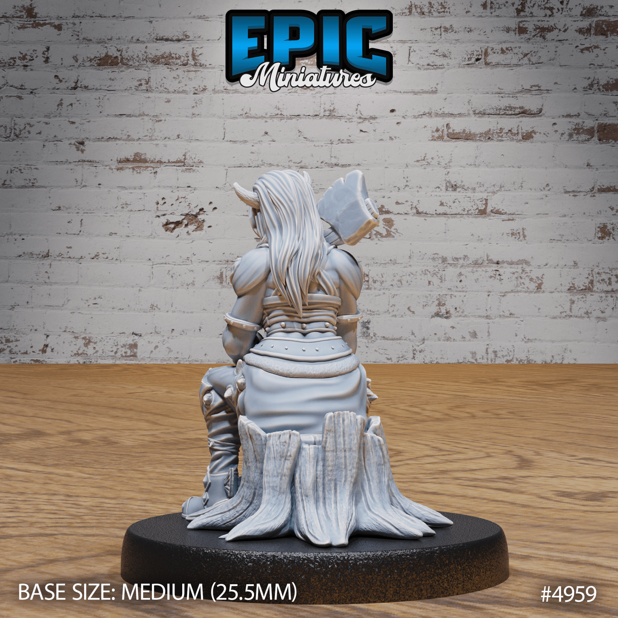 Orc Tiefling Female 4957 - 4959 | Epic Miniatures | D&D Tabletop Minis | Buy Online from The Home Crafters