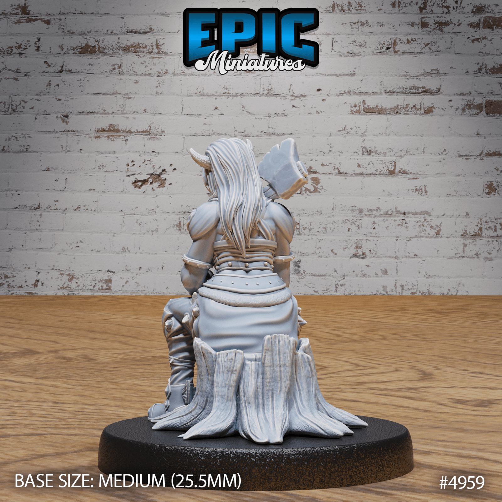 Orc Tiefling Female 4957 - 4959 | Epic Miniatures | D&D Tabletop Minis | Buy Online from The Home Crafters