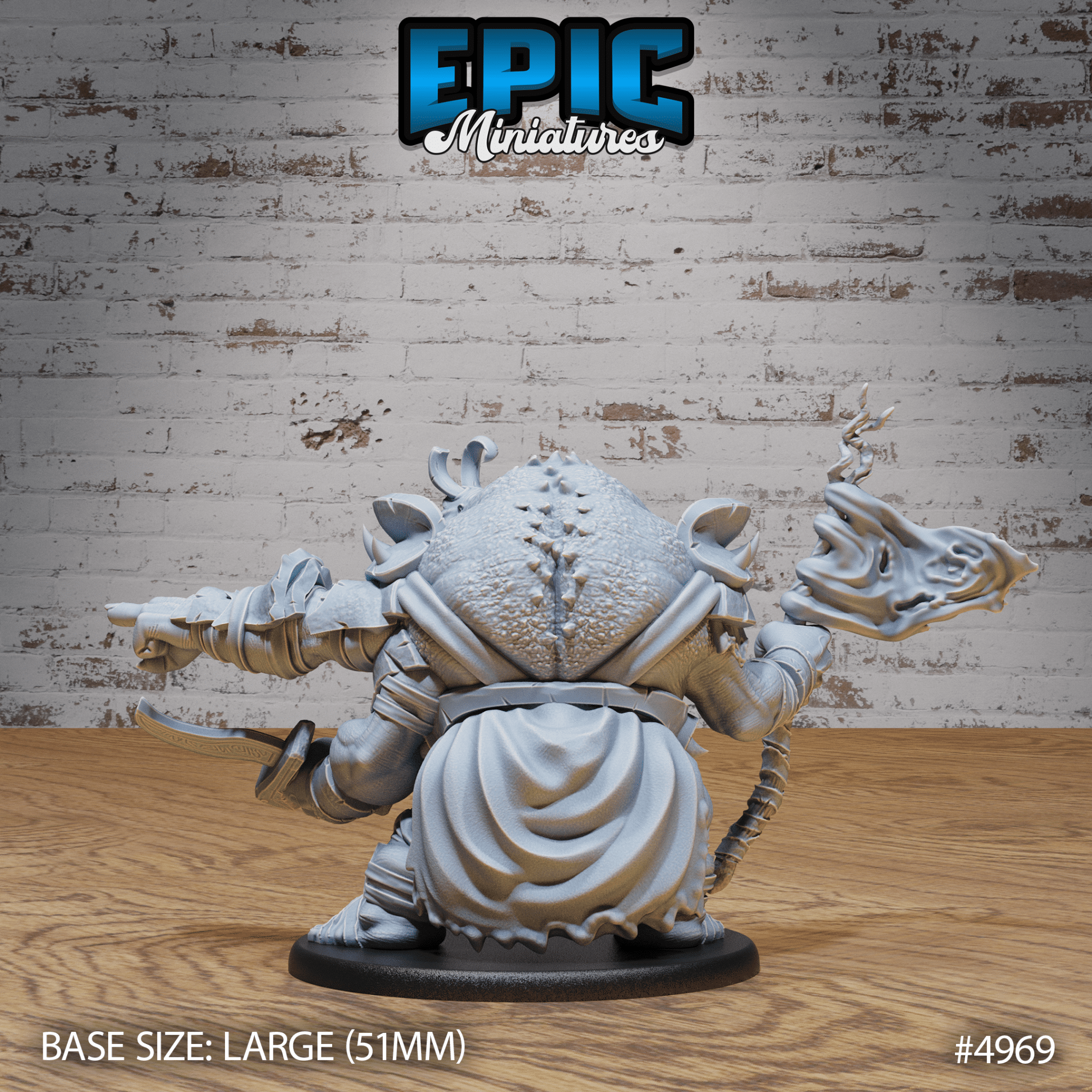 Ettin Mutant General 4969 - 4971 | Epic Miniatures | D&D Tabletop Miniatures | Buy Online from The Home Crafters