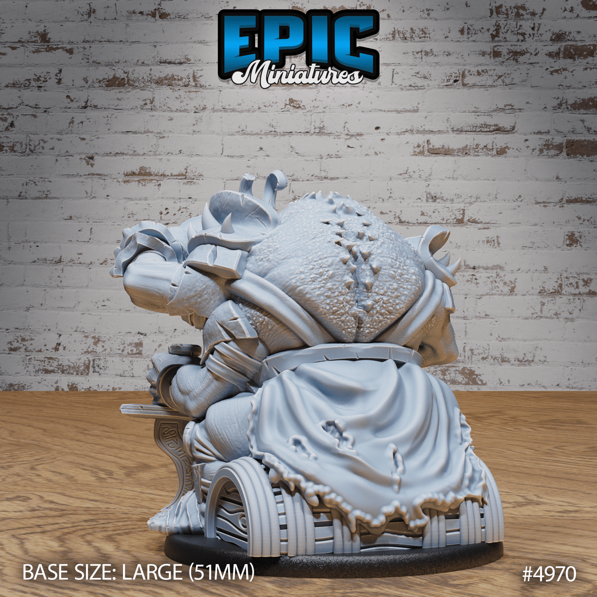 Ettin Mutant General 4969 - 4971 | Epic Miniatures | D&D Tabletop Miniatures | Buy Online from The Home Crafters