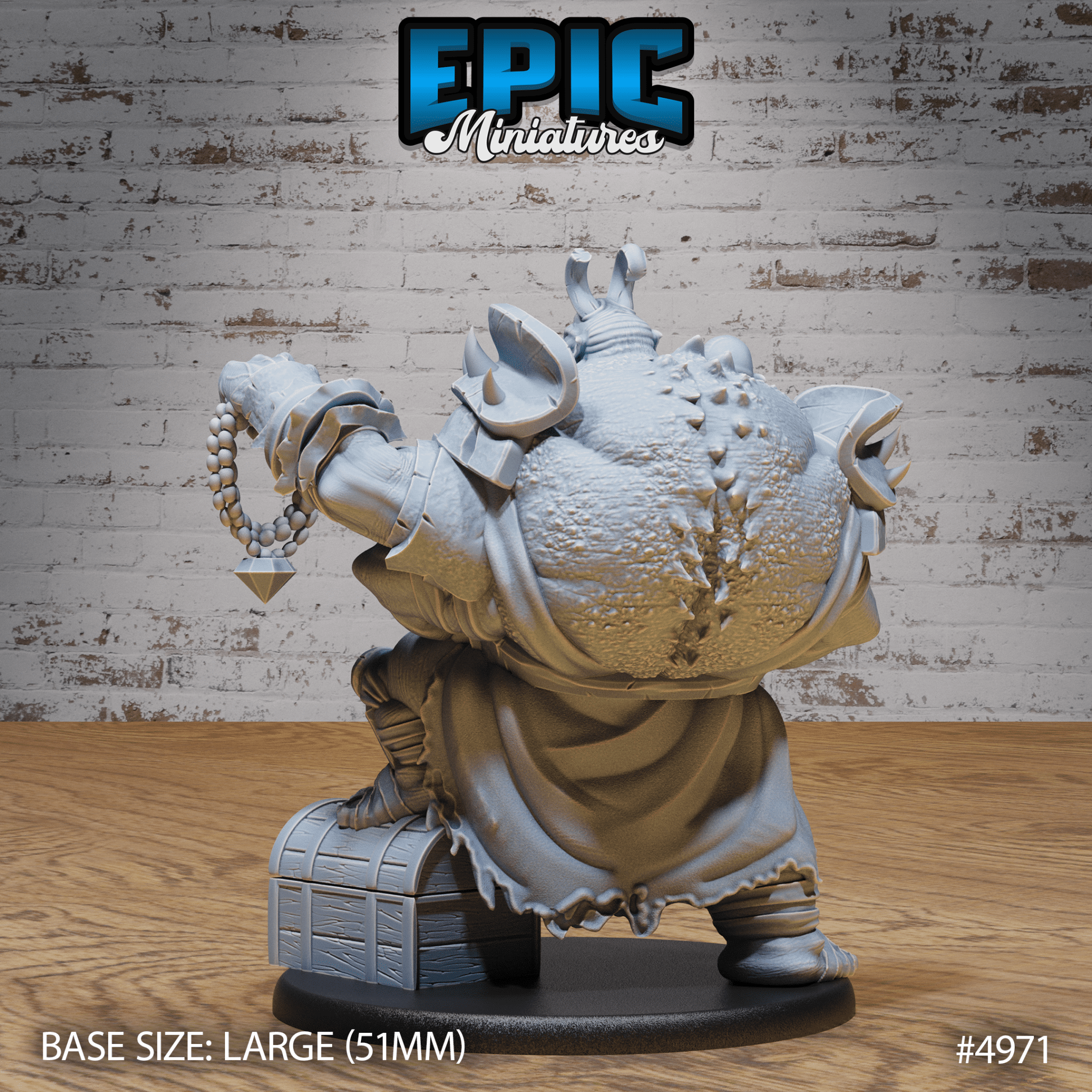 Ettin Mutant General 4969 - 4971 | Epic Miniatures | D&D Tabletop Miniatures | Buy Online from The Home Crafters