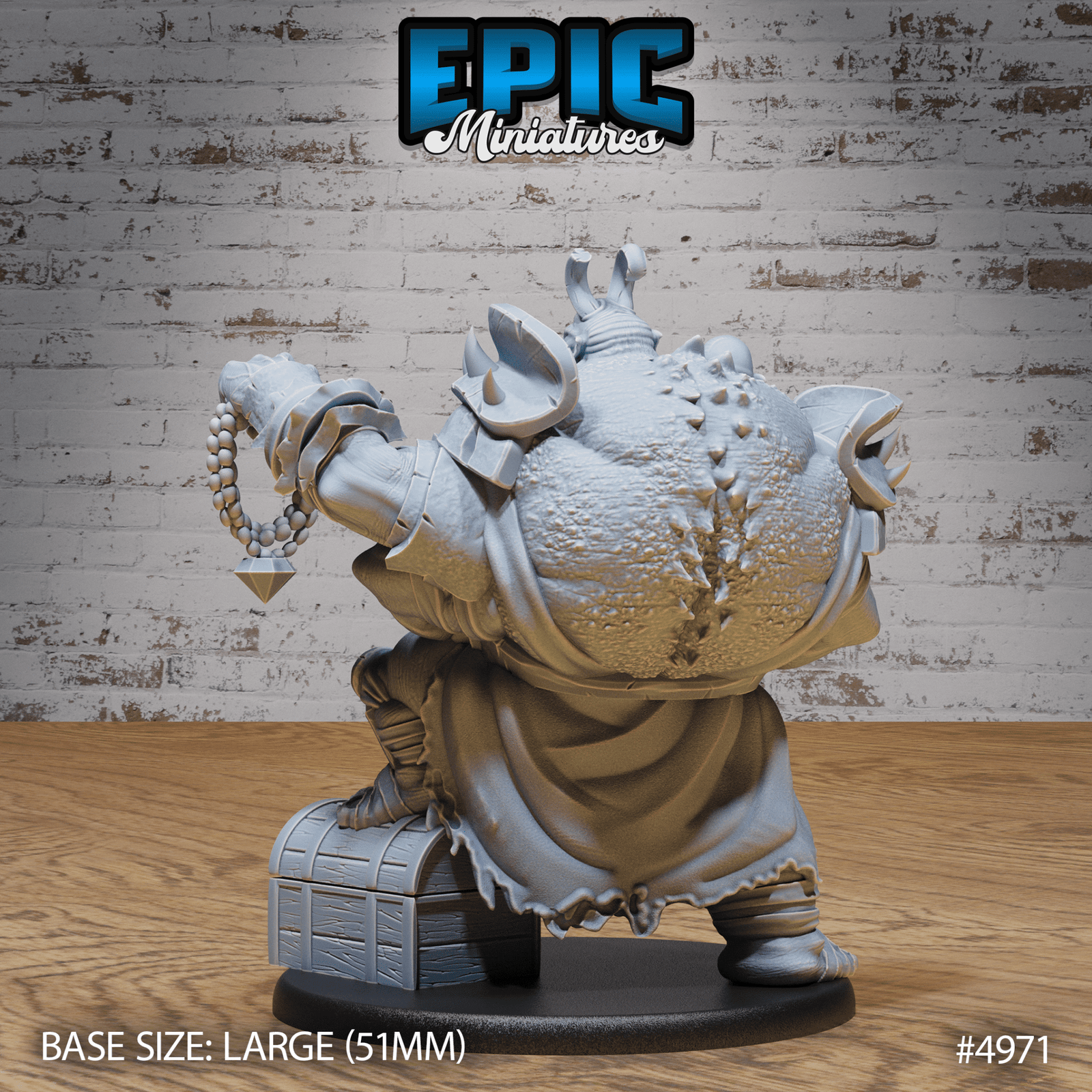 Ettin Mutant General 4969 - 4971 | Epic Miniatures | D&D Tabletop Miniatures | Buy Online from The Home Crafters