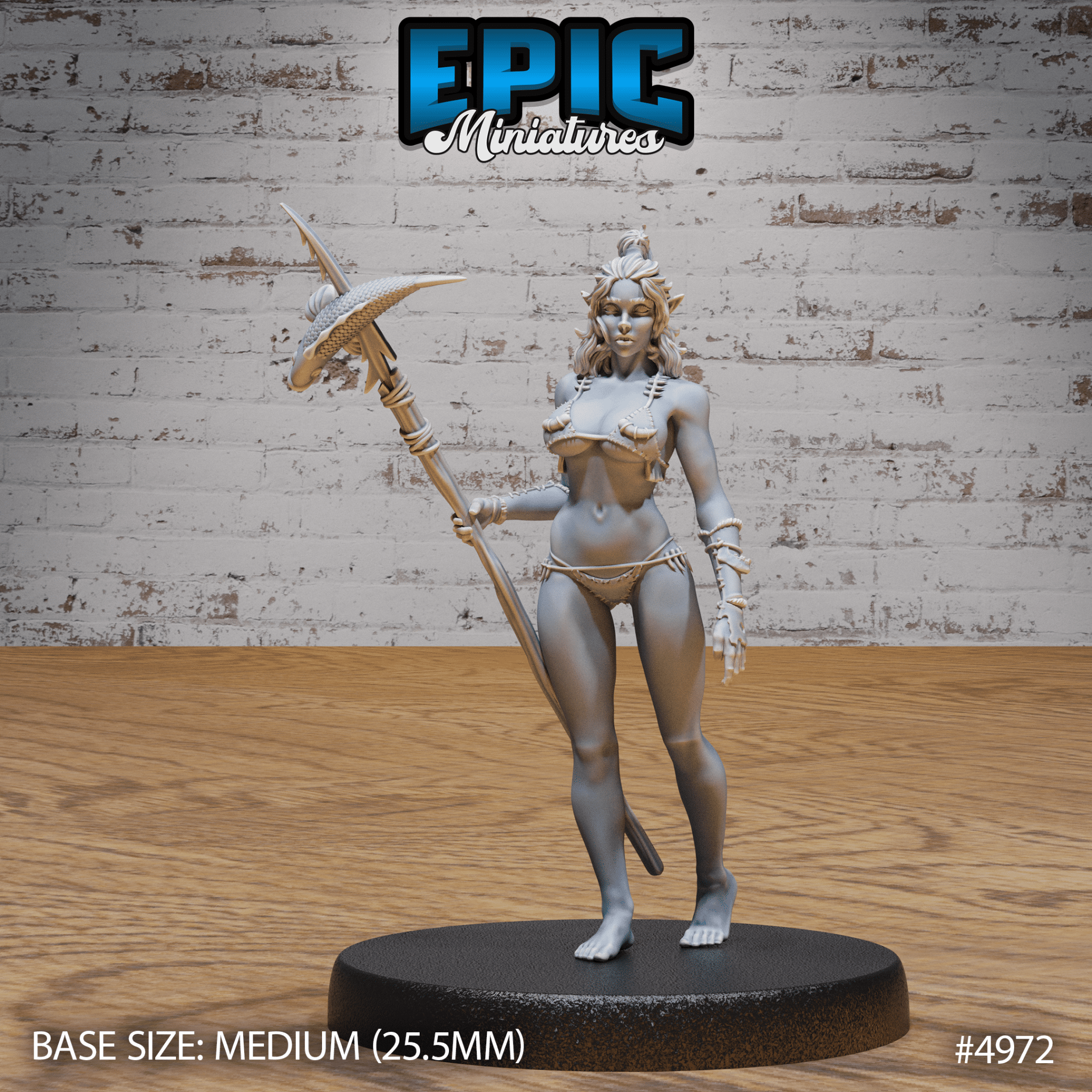 Orc Fisher Female 4972 - 4974 | Epic Miniatures | D&D Tabletop Miniatures | Buy Online from The Home Crafters