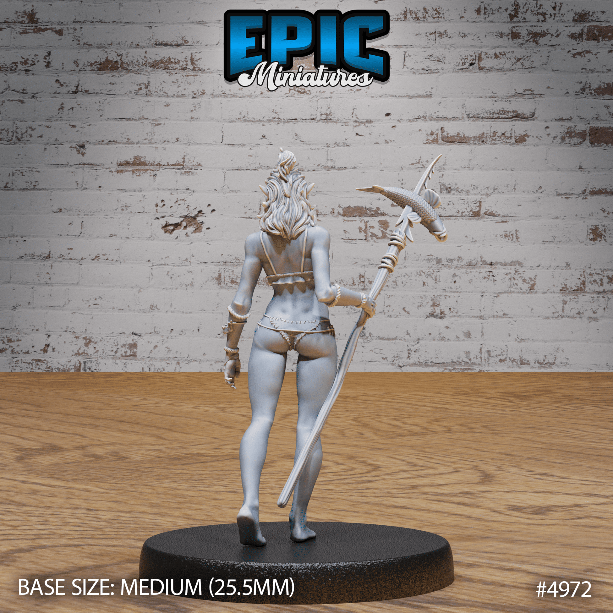 Orc Fisher Female 4972 - 4974 | Epic Miniatures | D&D Tabletop Miniatures | Buy Online from The Home Crafters